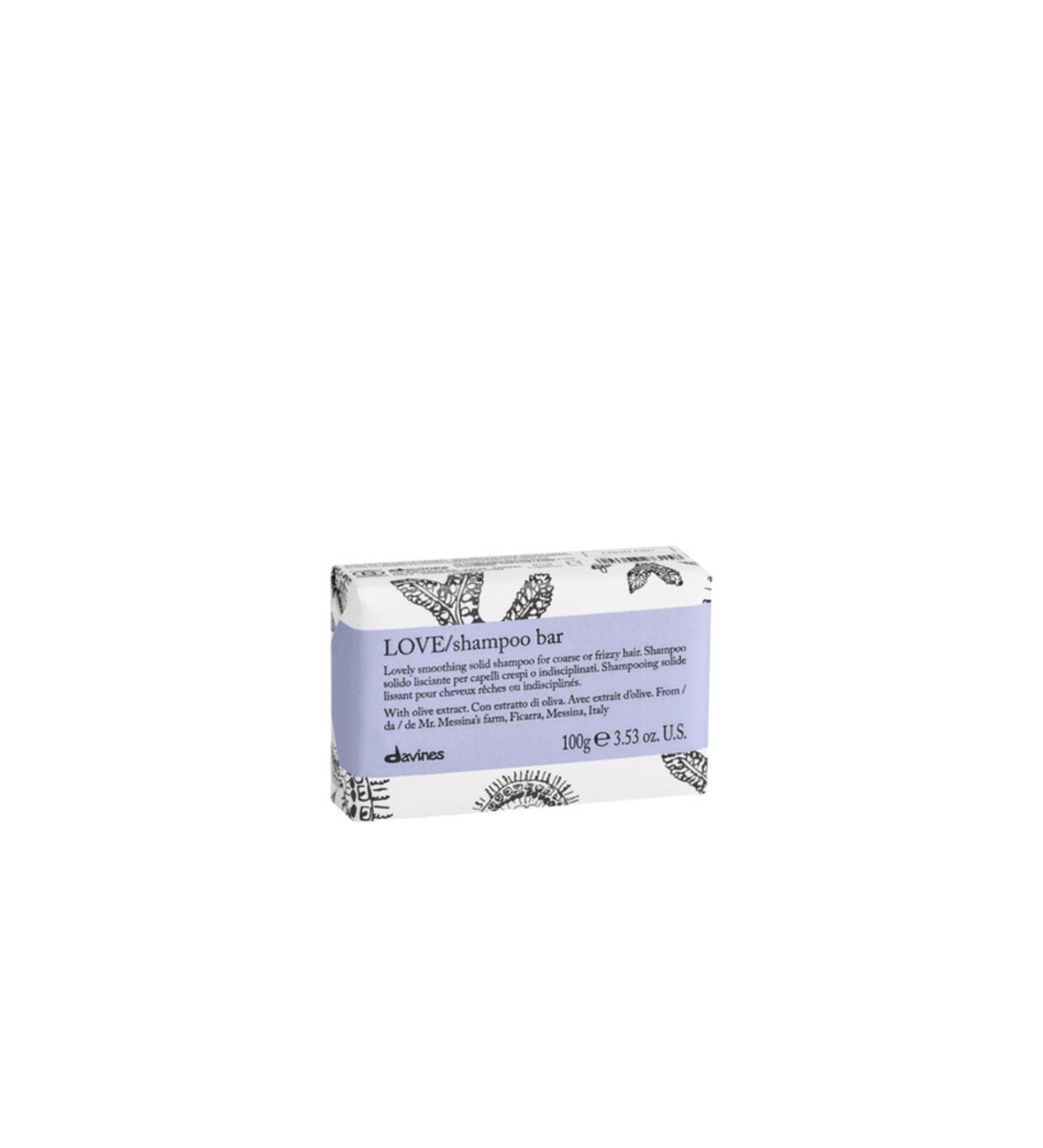 Davines 75582 Ehc Love Solid Shampoo Bar Anti-Frizz Solid Shampoo 100gr Veg