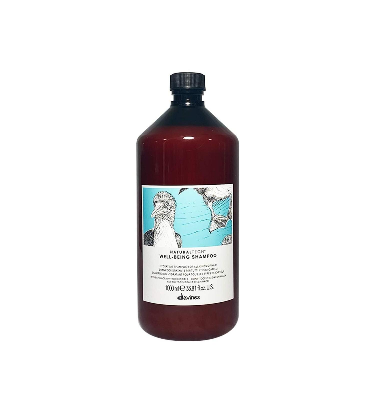 Davines 71267 Naturaltech Wellbeing Shampoo Scalp Moisture Shampoo 1000ml 8004608256632veg
