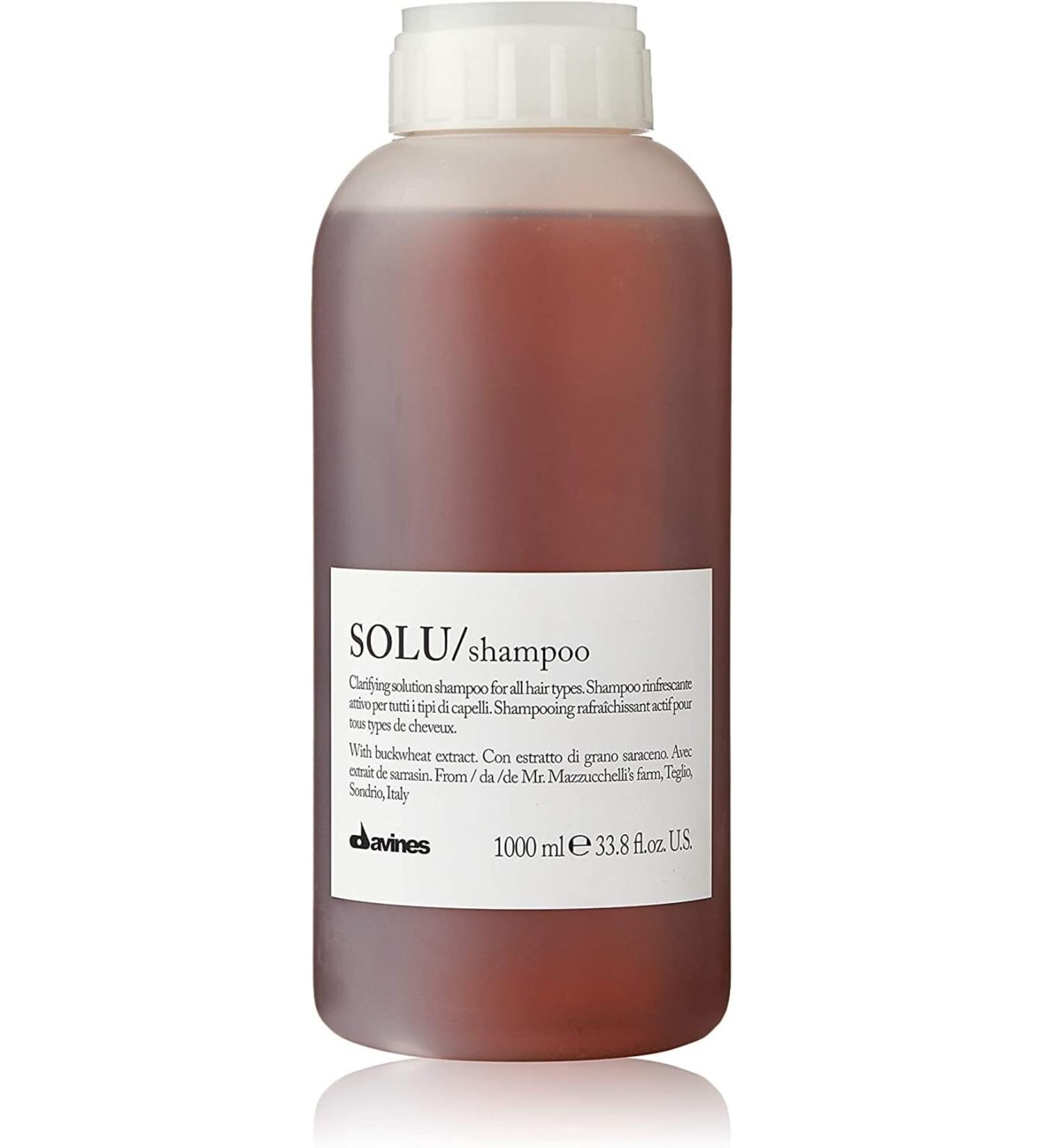 Davines 75027 Solu Cleansing Shampoo Cleansing Nourishing Shampoo 1000ml 8004608242260veg