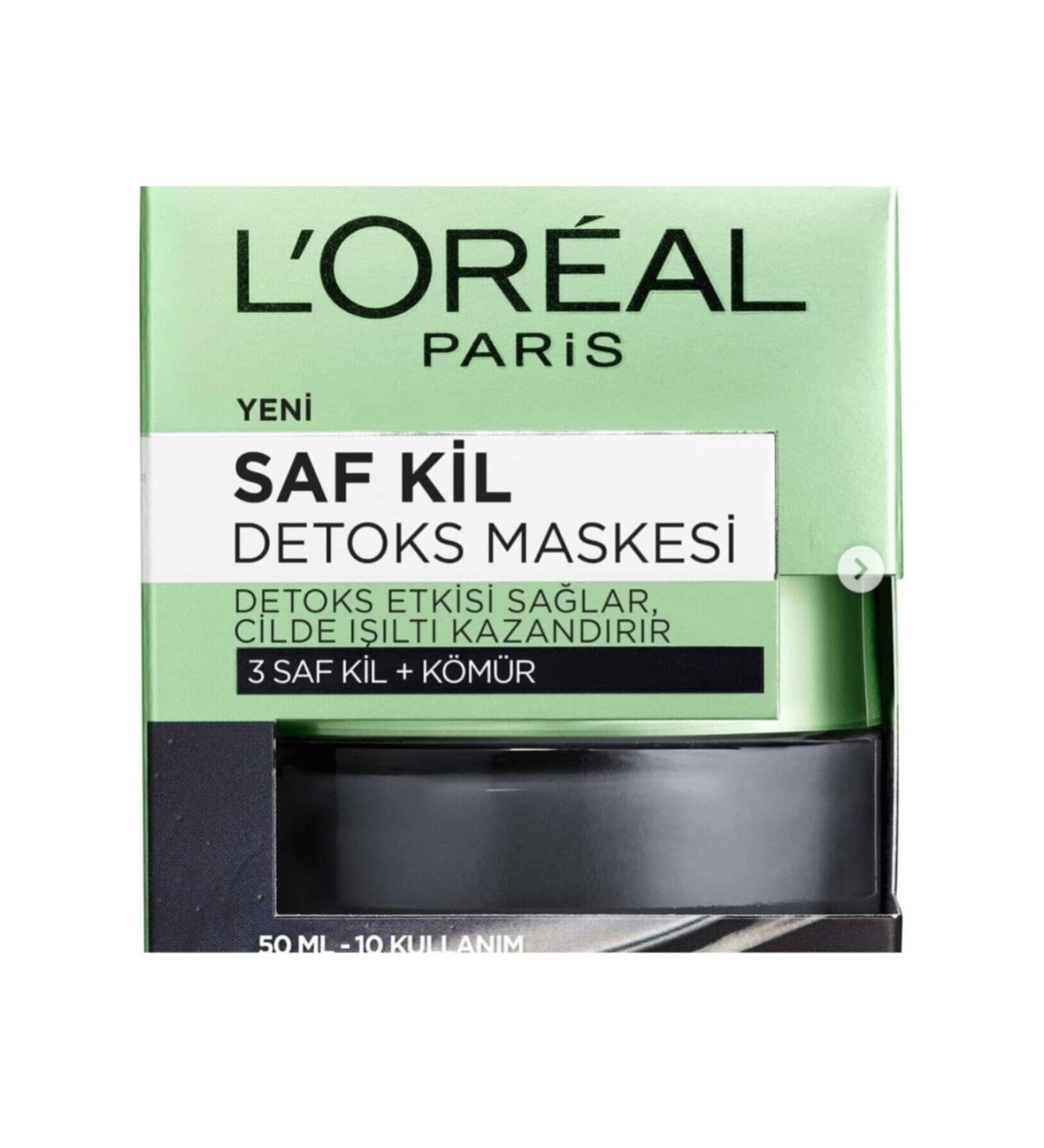 L'Oreal Paris Pure Clay Detox Mask 50 Ml 3600523306220 - Buy Online on GoSupps.com