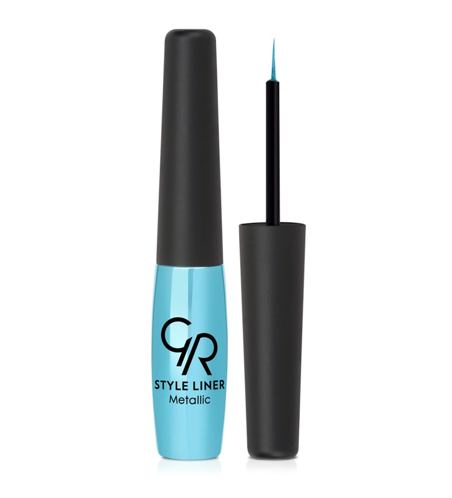Golden Rose Metallic Blue Eyeliner - Style Liner Metallic Eyeliner No: 01 8691190170011