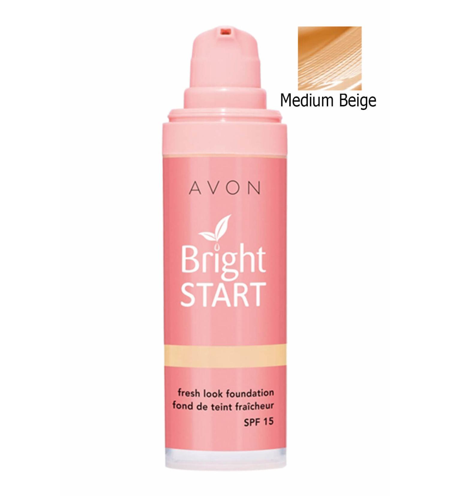 Avon Bright Start Refreshed Look Foundation Medium Beige 8681298460121