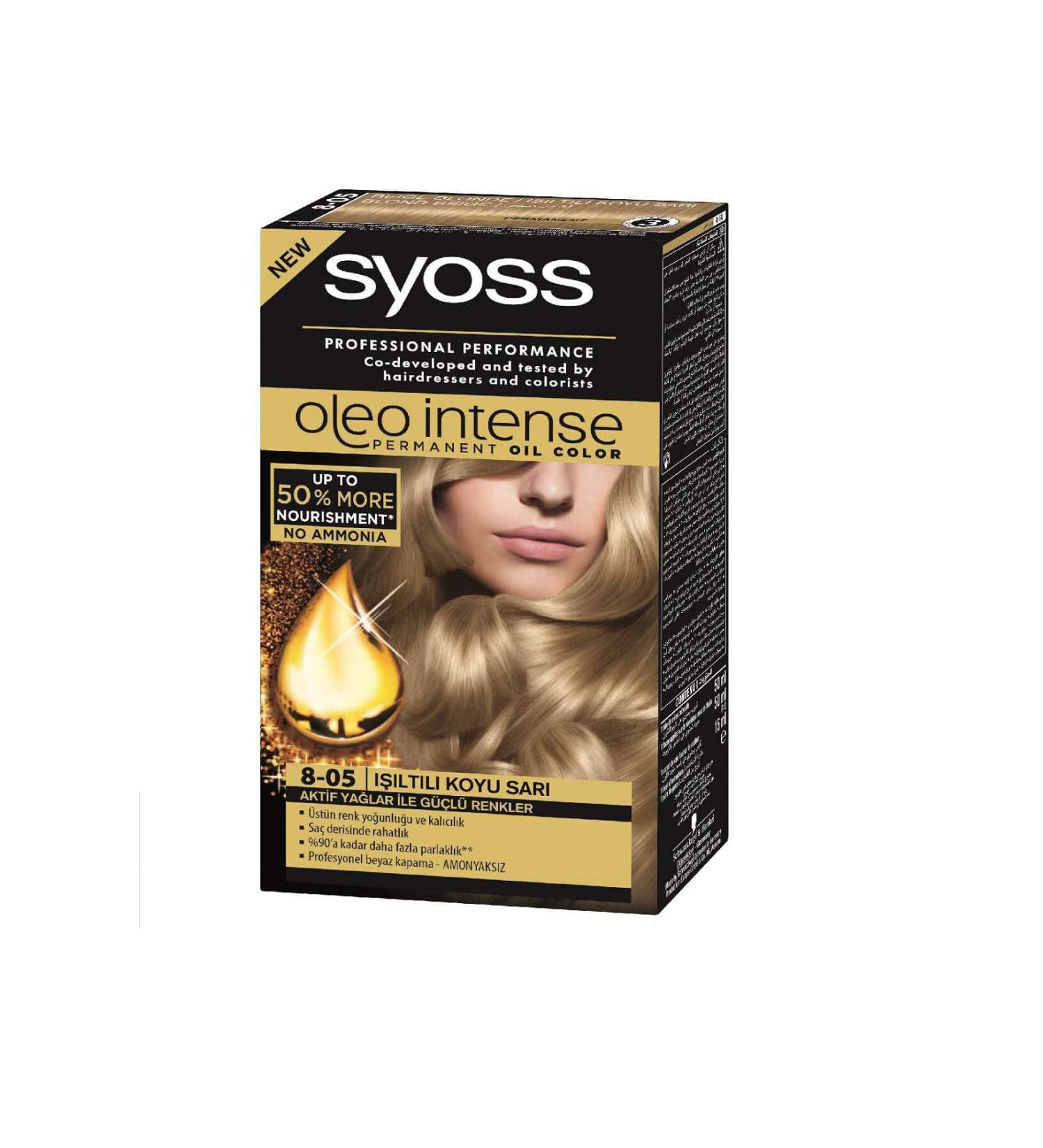 Syoss Hair Dye - Oleo Intense Color 8-05