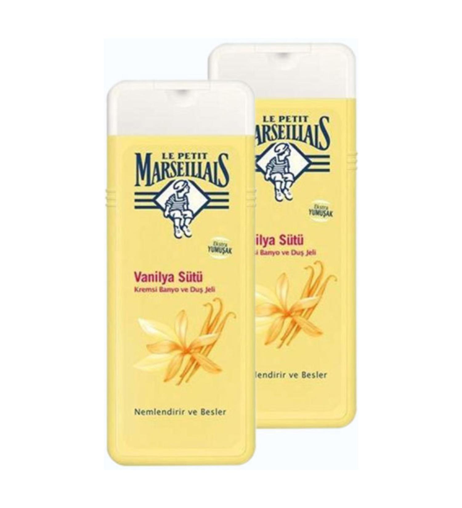Le Petit Marseillais Shower Gel Vanilla Milk 400 ml X 2 Pcs