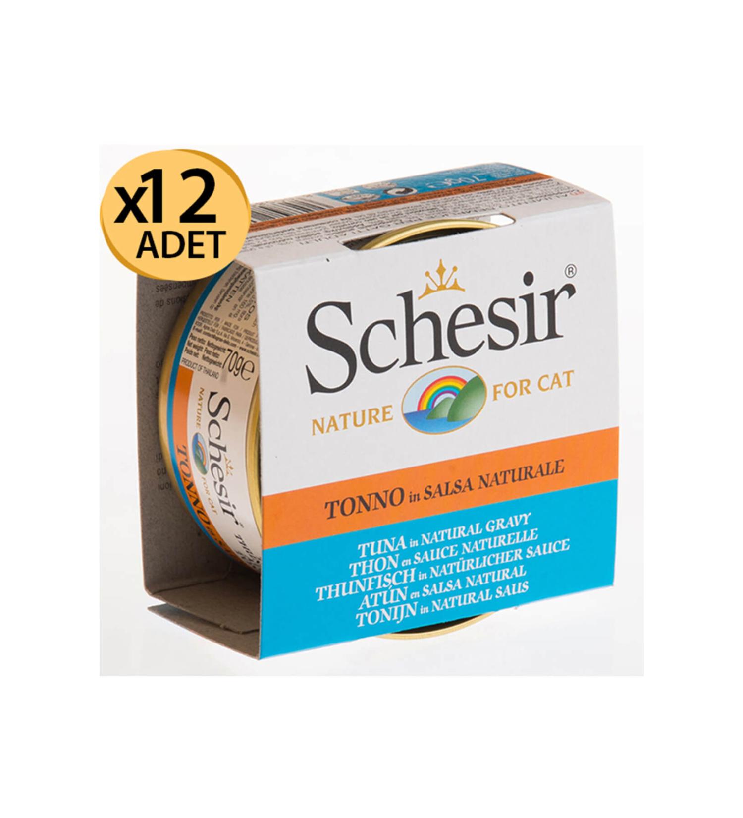 Schesir Tuna Cat Canned Food 70 Gr