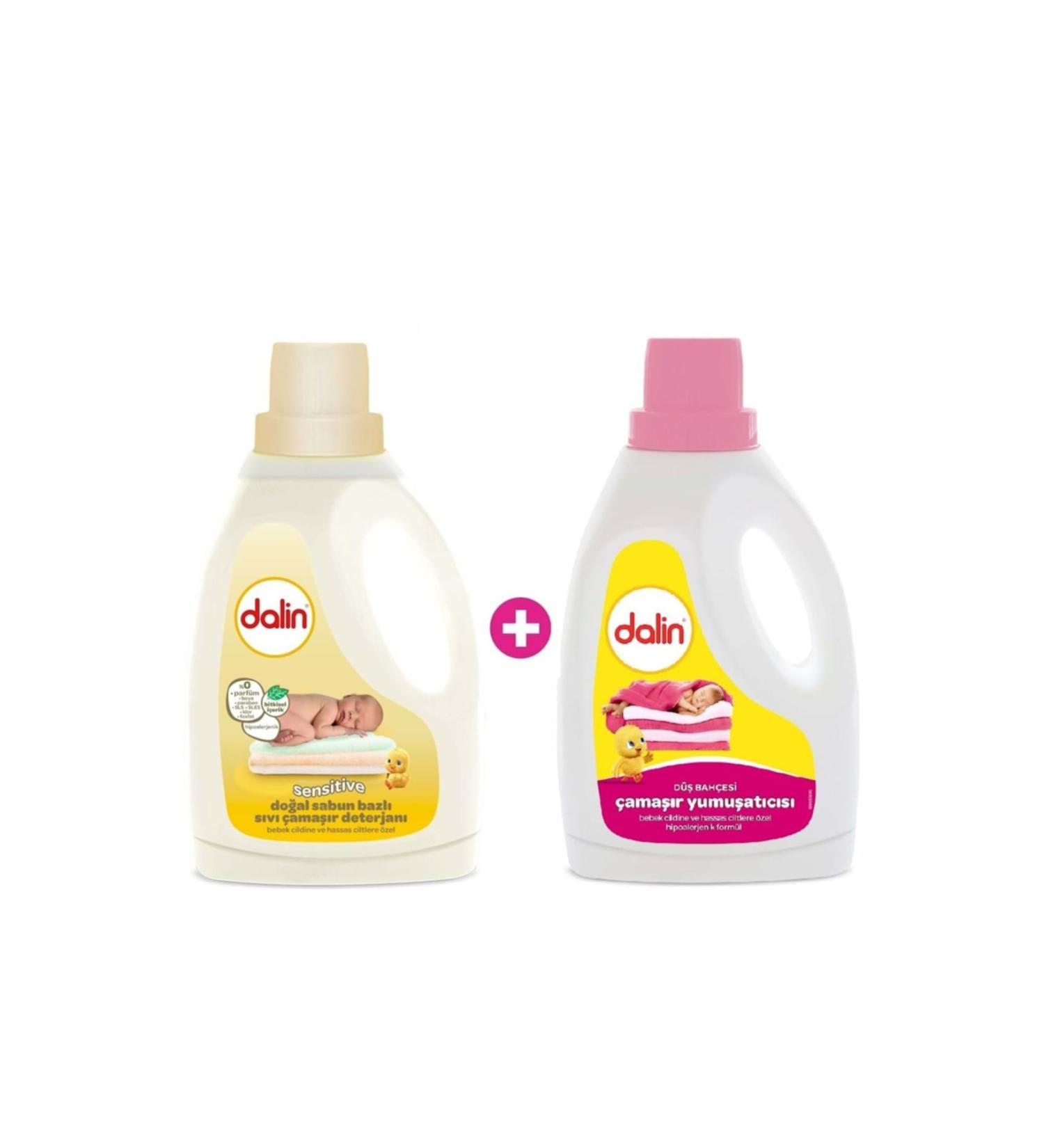 Dalin Sensitive Laundry Detergent + Dream Garden Softener 1500 M - Buy Online on GoSupps.com