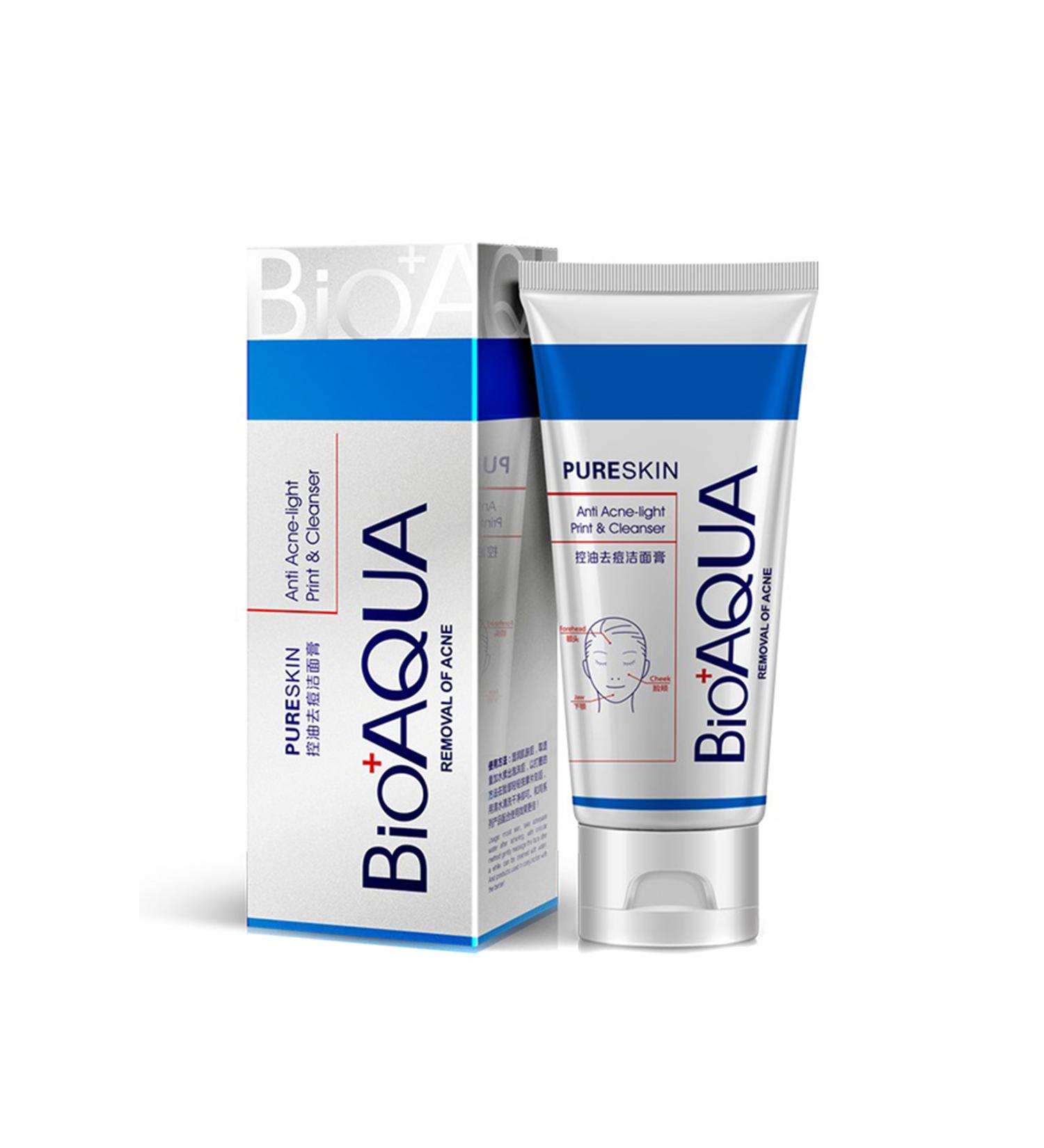 BIOAQUA Pure Skin Acne Prone Skin Facial Cleanser 100 gr