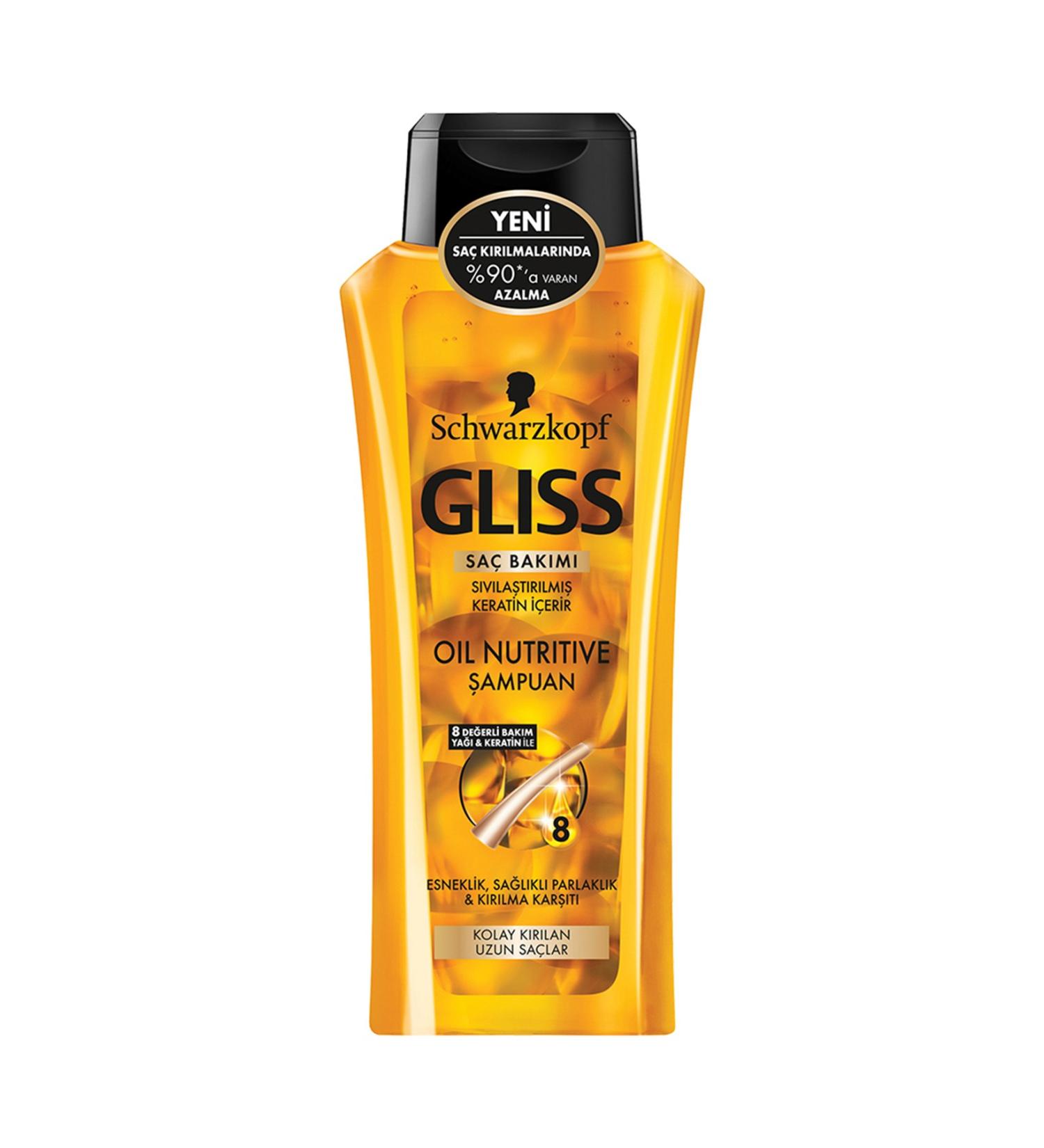 Gliss Oil Nutr t ve Shampoo (Long Hair That Breaks Easily) 400 ml 1914895