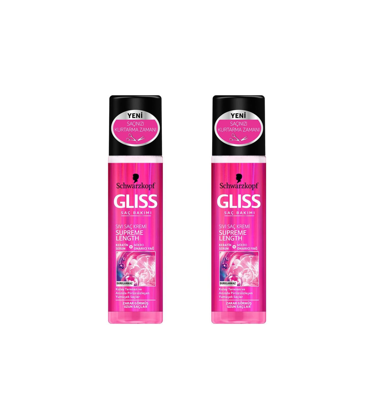 Gliss Liquid Conditioner Supreme Length 2 Pack