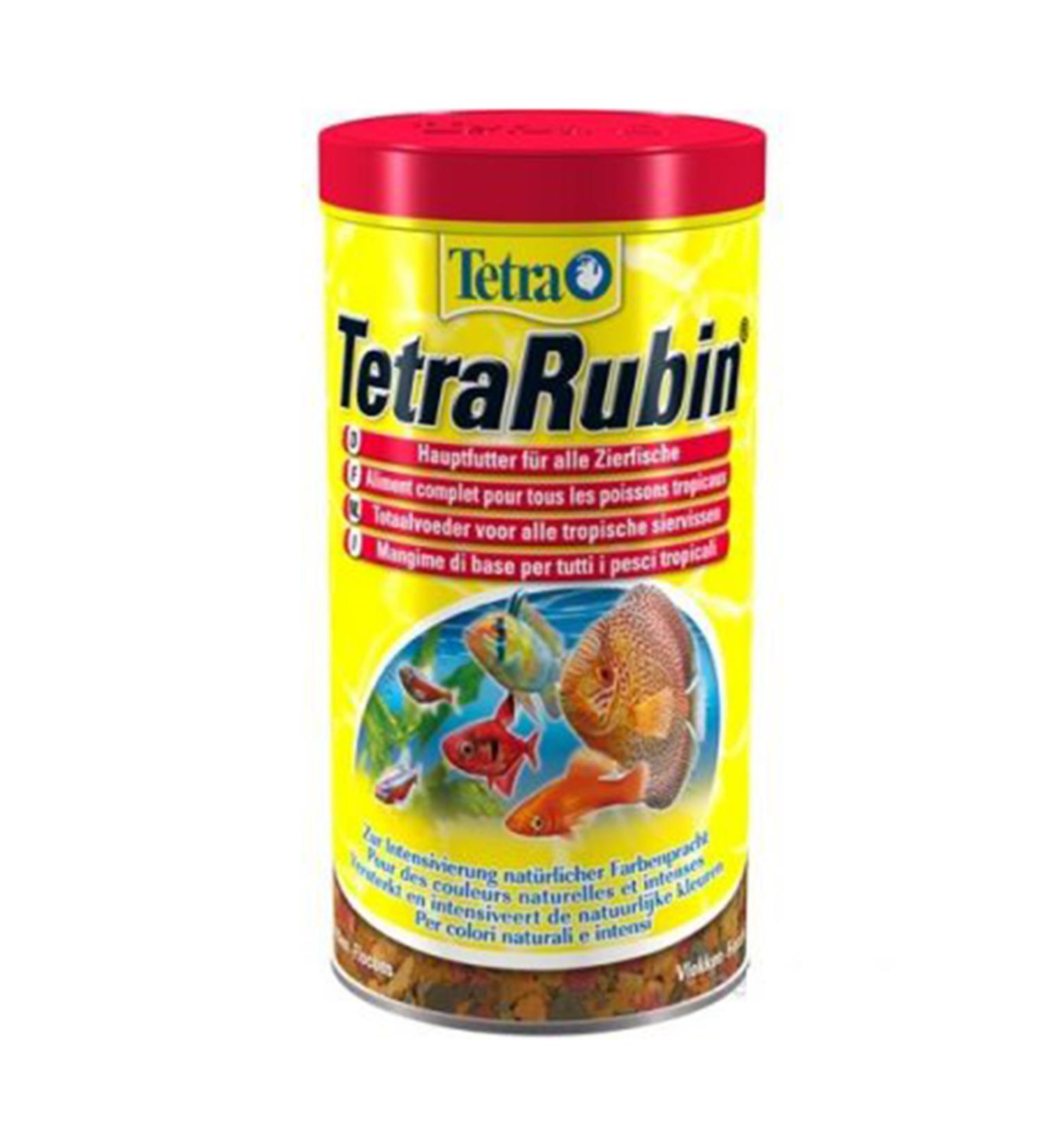 Tetra Rubin Coloring Aquarium Fish Food 1000 ml / 200 gr