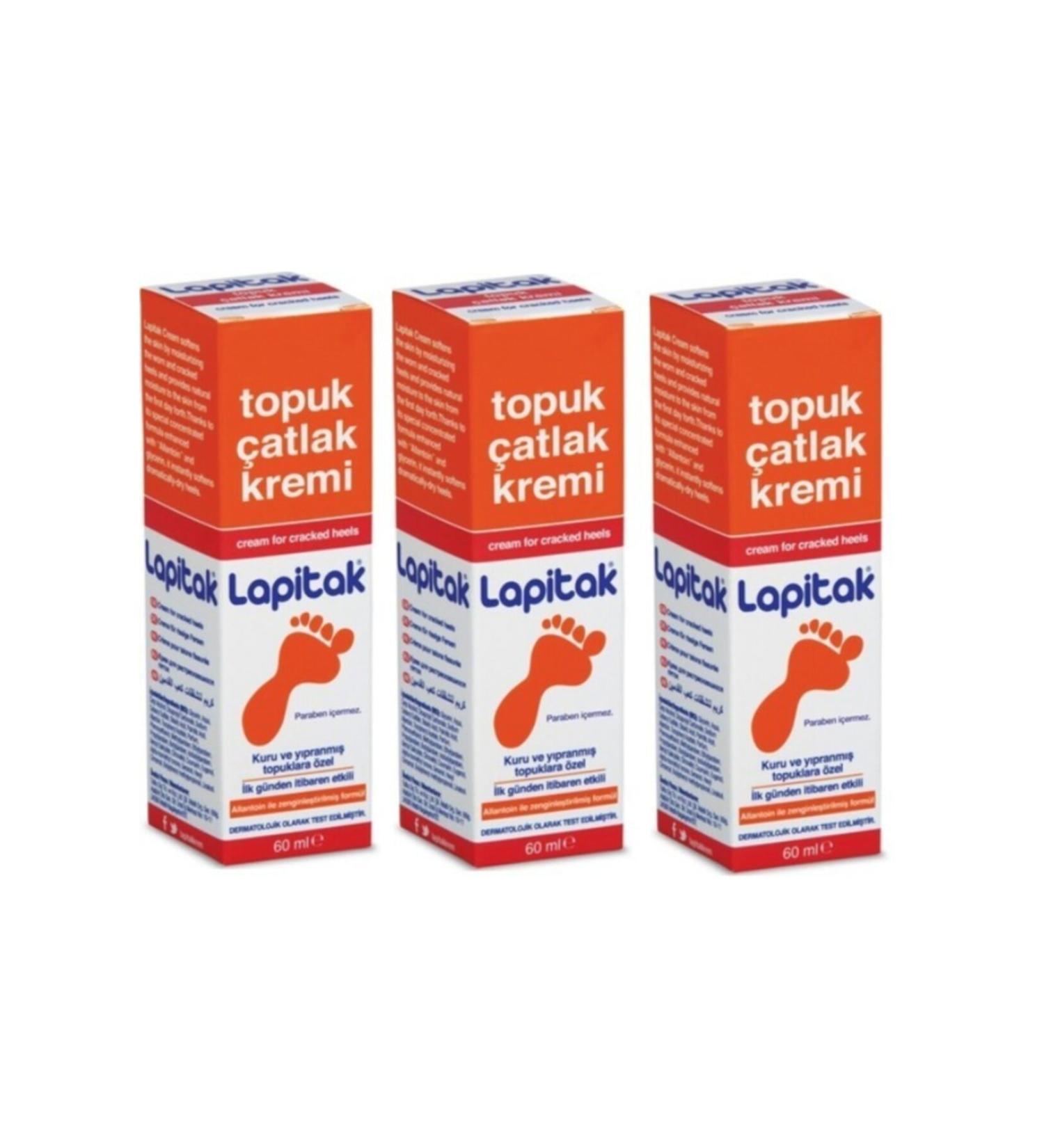 Lapitak Heel Crack Cream 3 Pieces