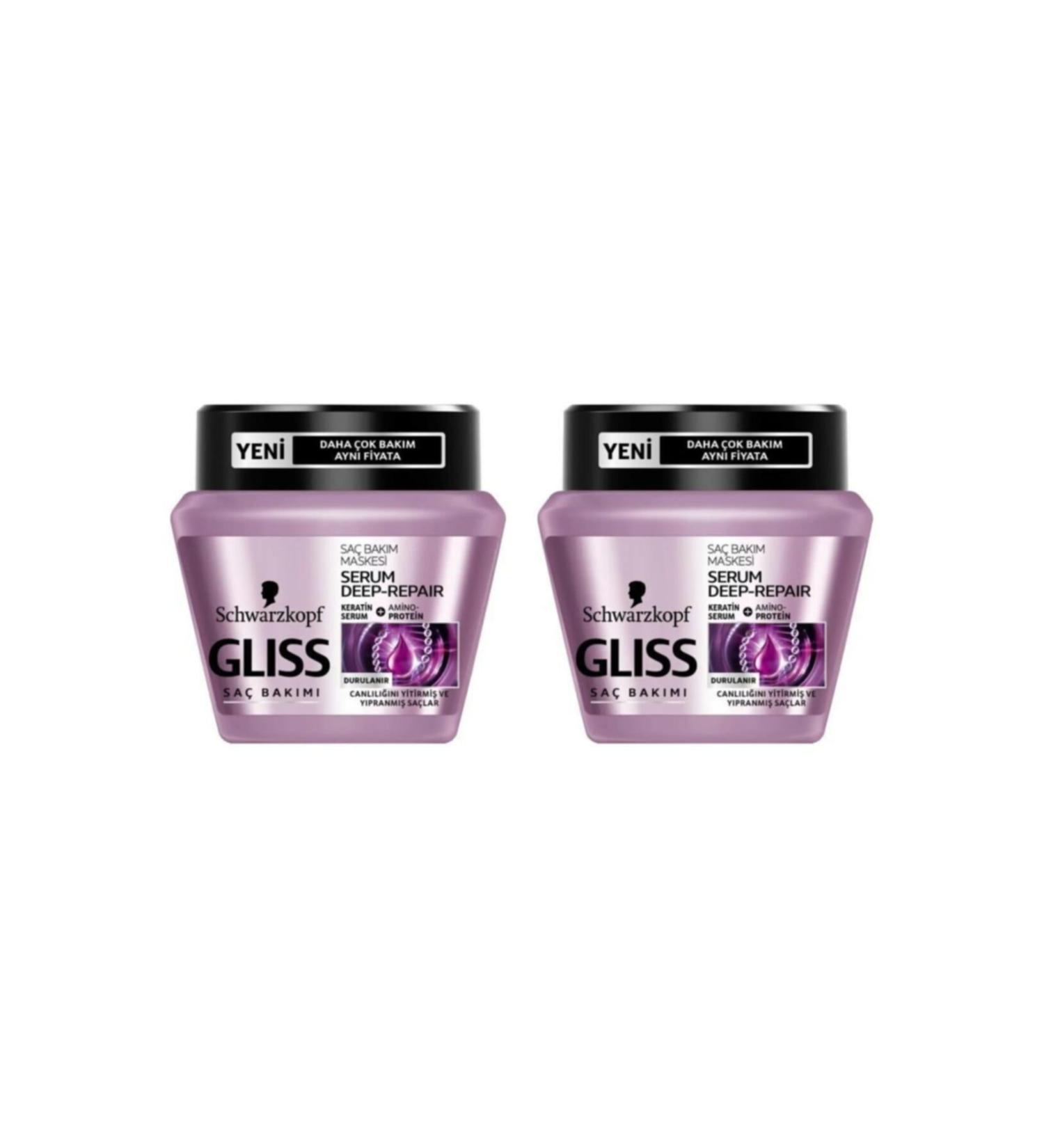 Gliss Serum Deep Repair Mask 300 ml x 2 pcs
