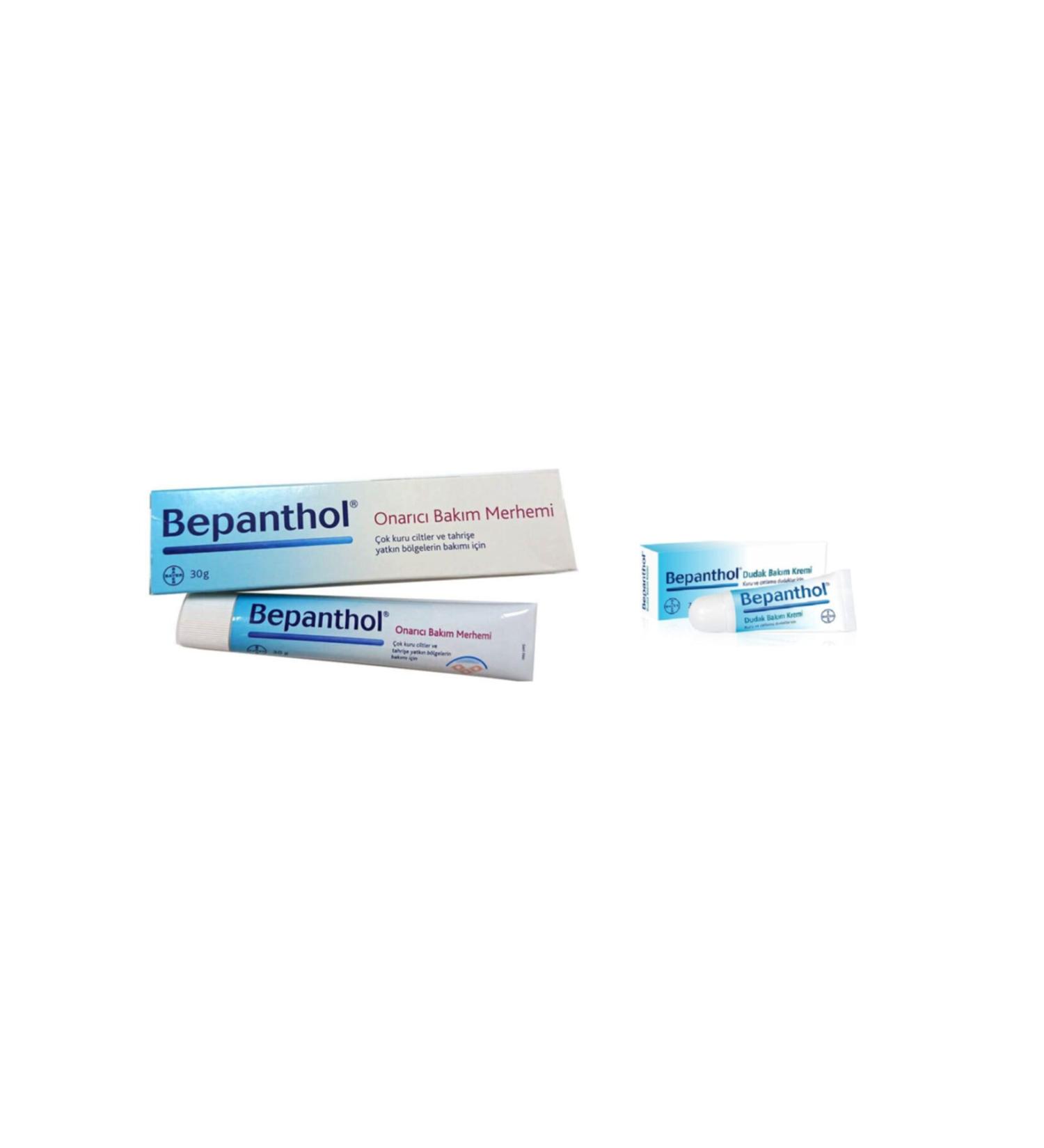 Bepanthol Repair Care Ointment 30 gr and Lip Care Cream 7.5 ml