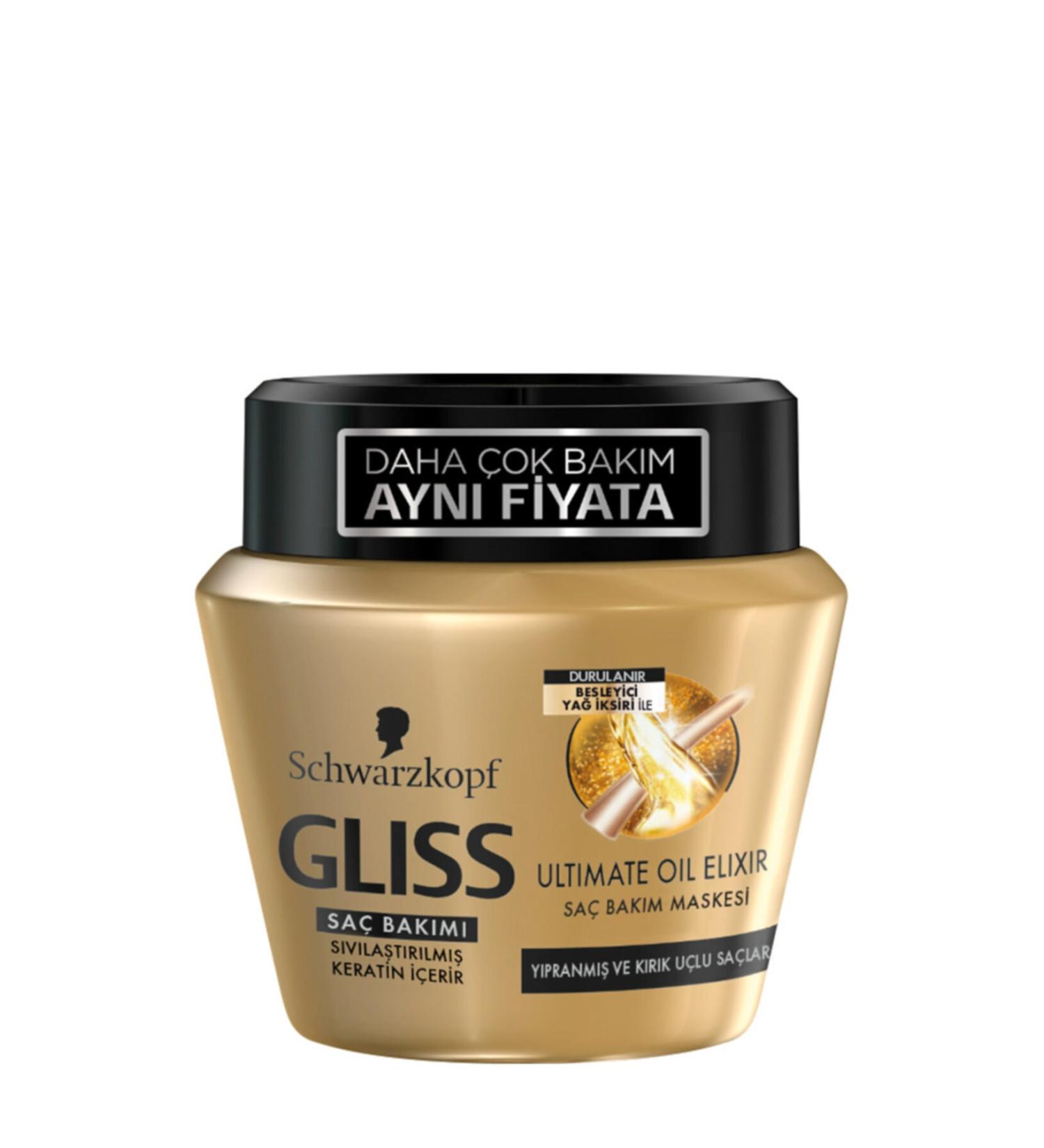 Gliss Hair Care Mask for Treated and Damaged Hair 200 ml 9000100801133