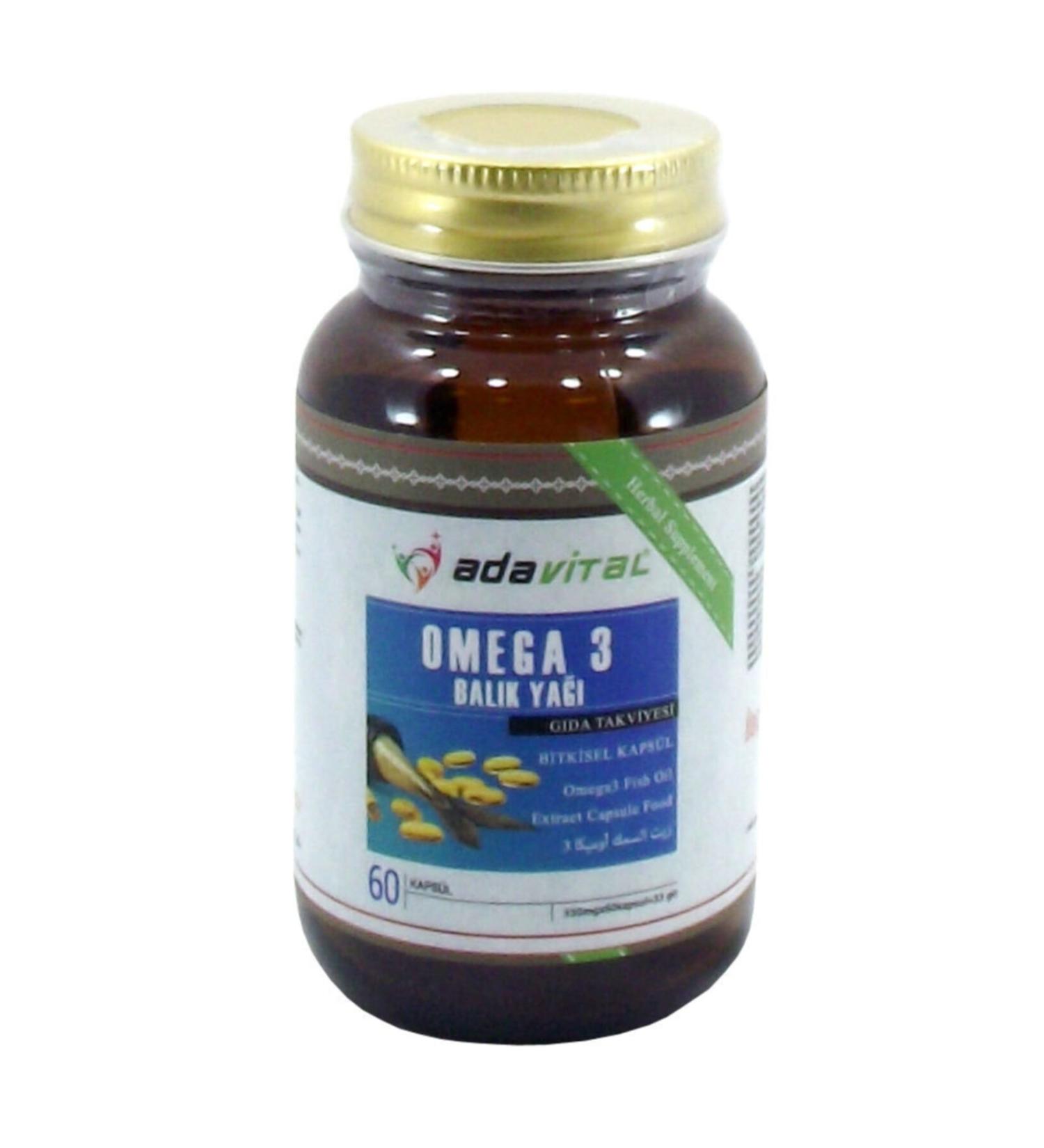 Nurs Lokman Hekim Nurs Adavital Omega 3 Fish Oil 60 Capsules