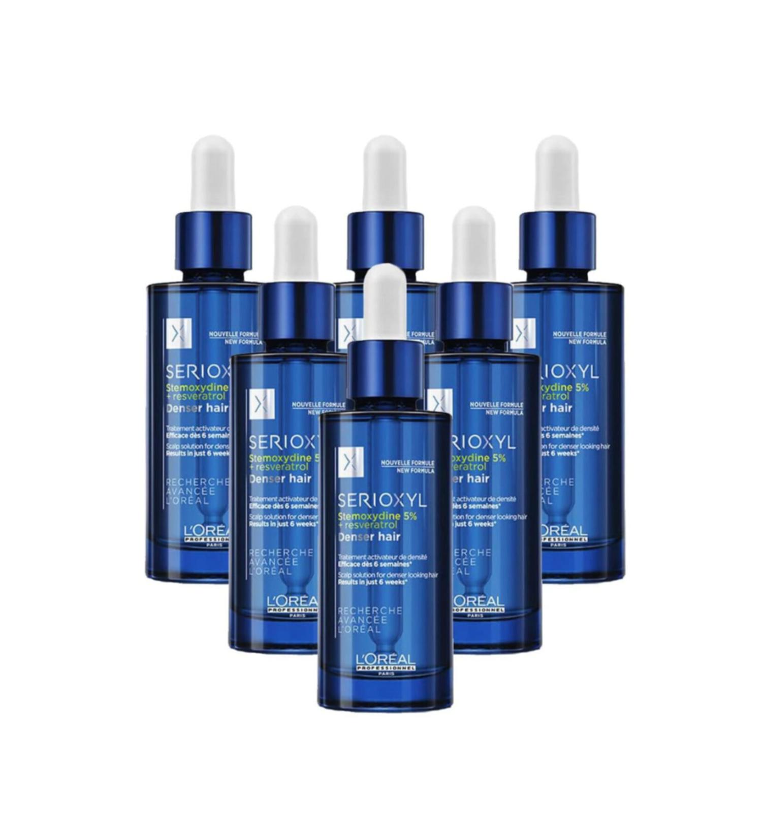L'oreal Professionnel Serioxyl Denser Hair Hair Serum - 90 Ml (6 Pieces)
