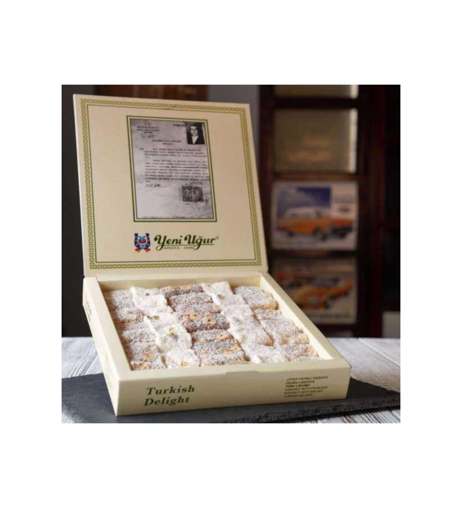 New U ur Mixed Turkish Delight (Sultan Turkish Delight Hazelnut Turkish Delight Cut Cezerye) 1 Kg - Buy Online on GoSupps.com