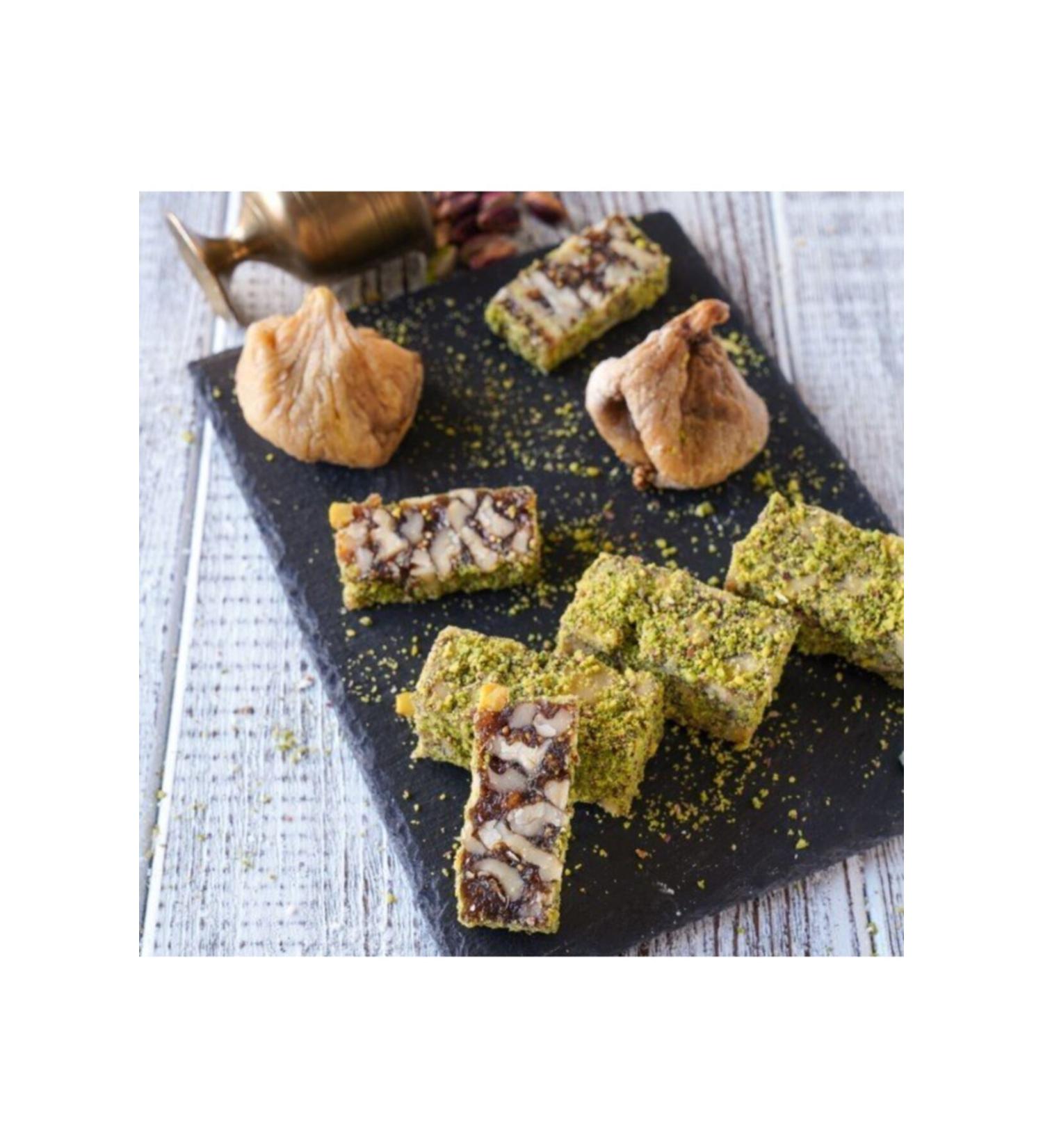 New U ur Fig Oskar Turkish Delight (Walnut and Pistachio) 500 Gr - Buy Online on GoSupps.com