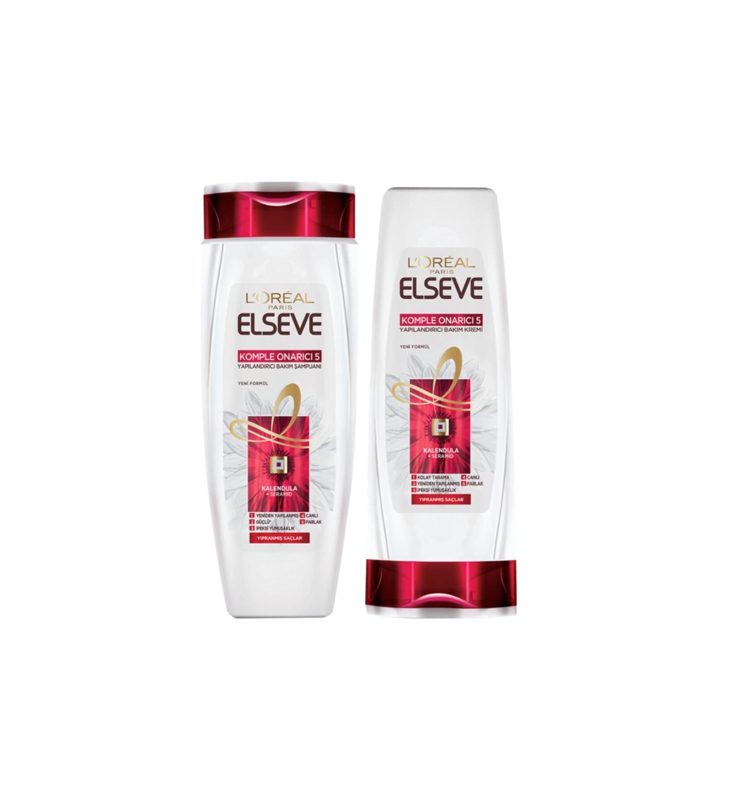 Elseve Complete Repair 450 ml 5 Shampoo + Hair Care Conditioner 175 ml