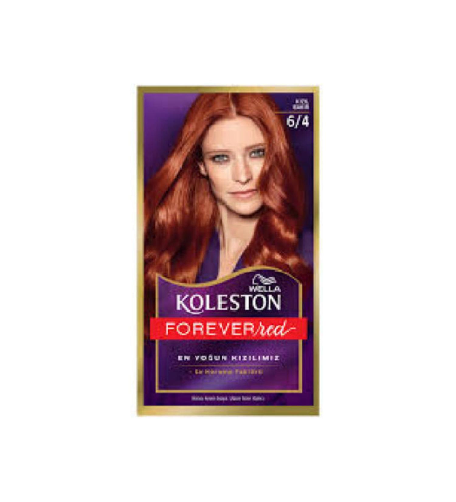 Wella Koleston Kit Hair Dye 6/4 Red Copper