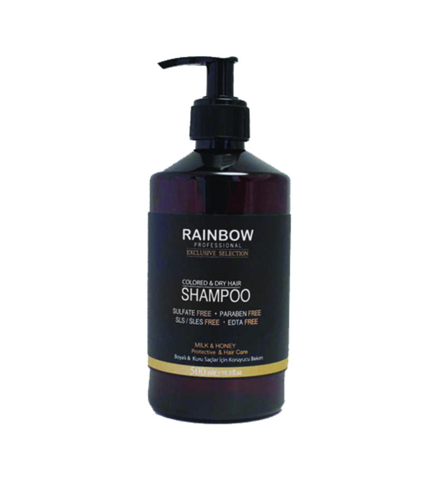 Rainbow Shampoo Colored & Dry Hair 500 Ml Milk & Honey