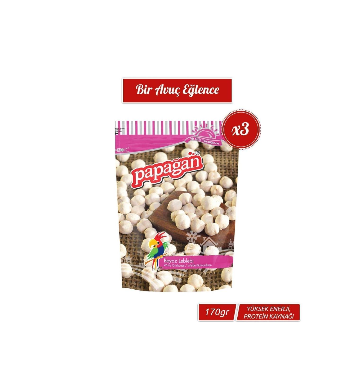 Parrot Dried White Chickpeas 3 X 170 grams