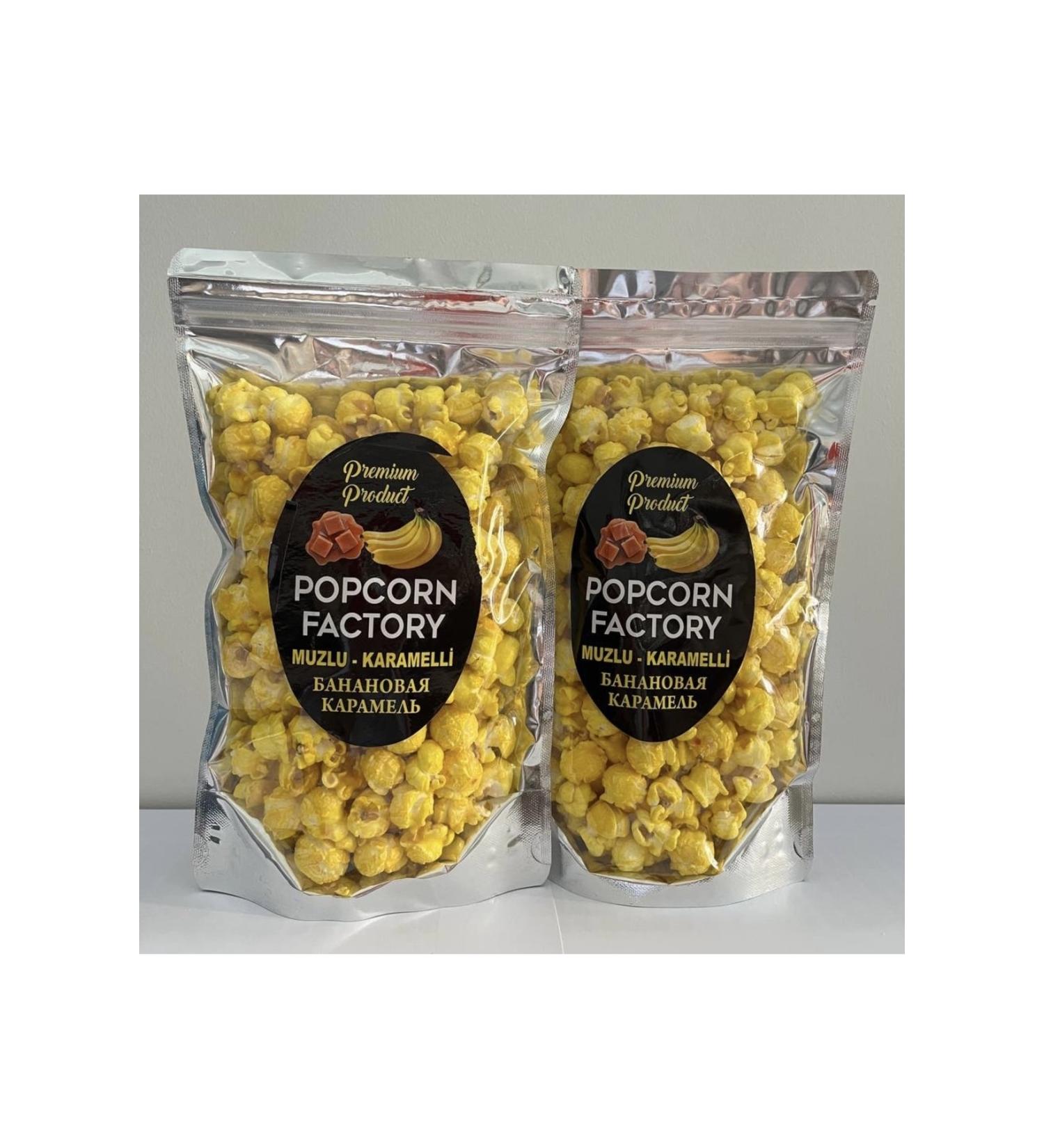 popcorn factory Banana Caramel Popcorn 2 Packs / Banana Caramel Popcorn - Buy Online on GoSupps.com