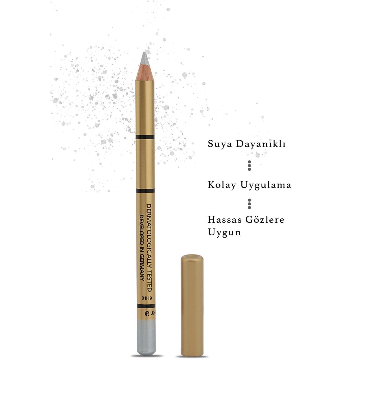 BROOKLIN Eye Pencil - Eyeliner No: 303 (Silver) - Buy Online on GoSupps.com