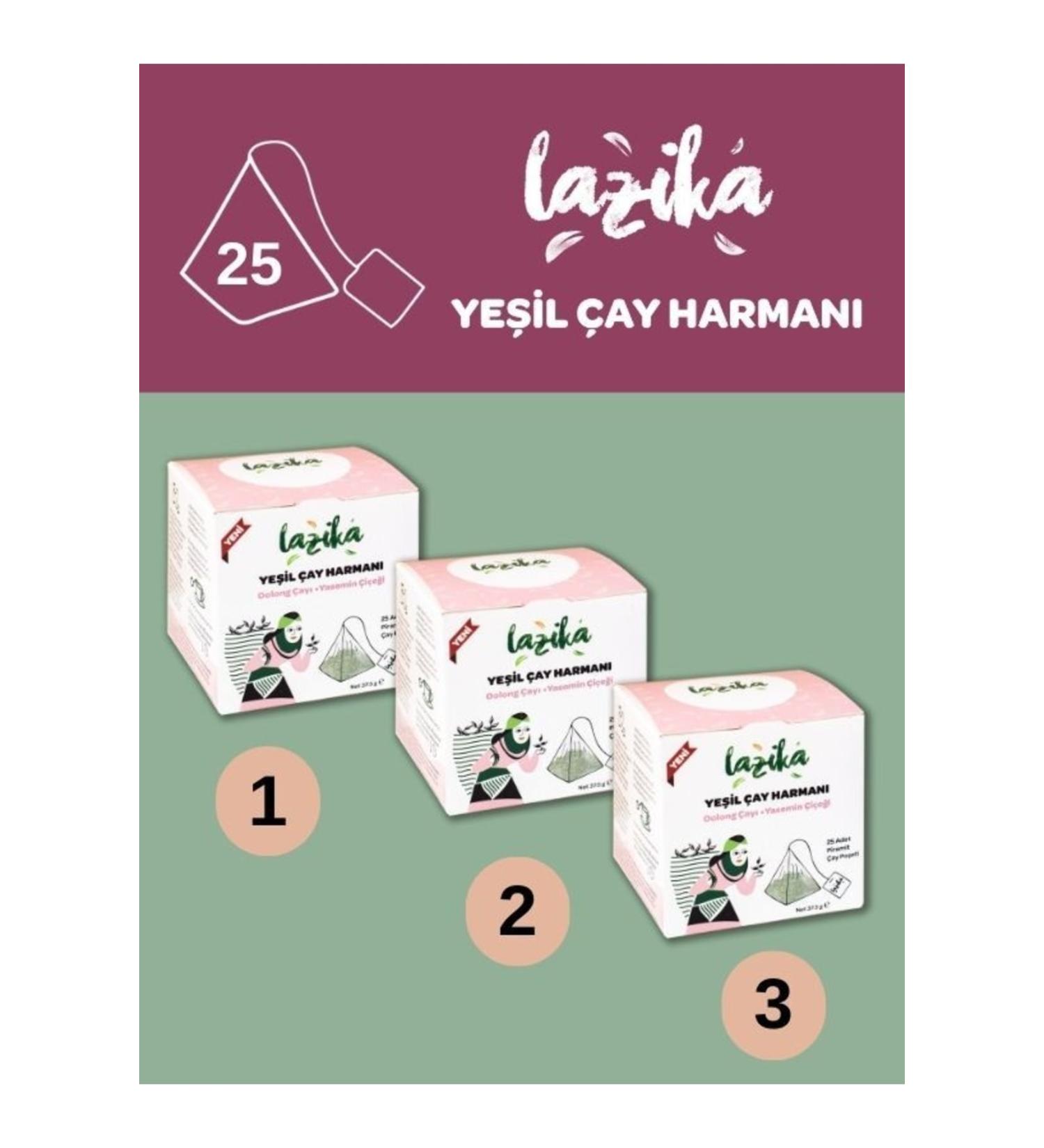 LAZIKA (SET OF 3) Oolong - Jasmine