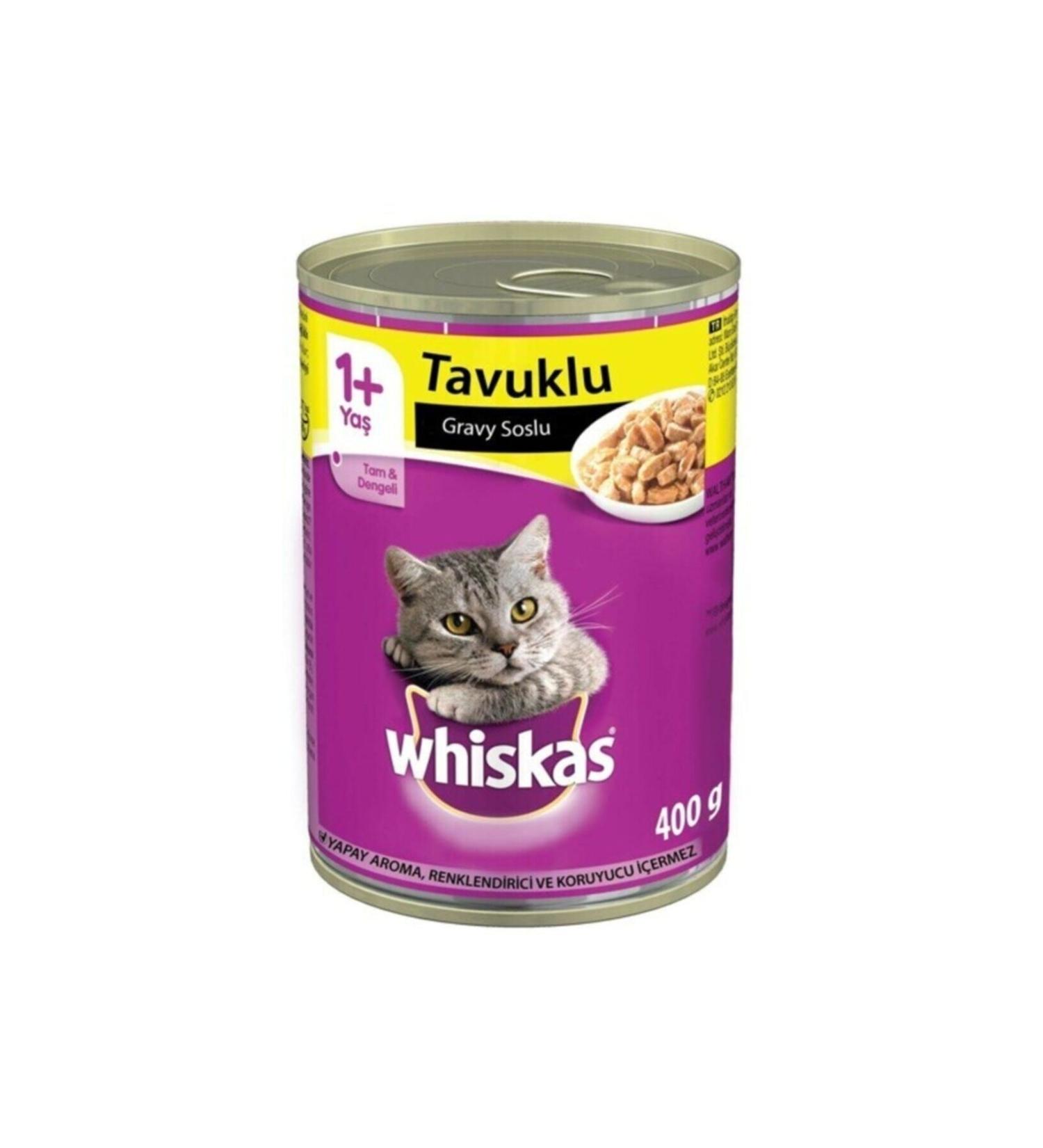 Whiskas Chicken Canned Cat Food 400 Gr X 12 Pieces