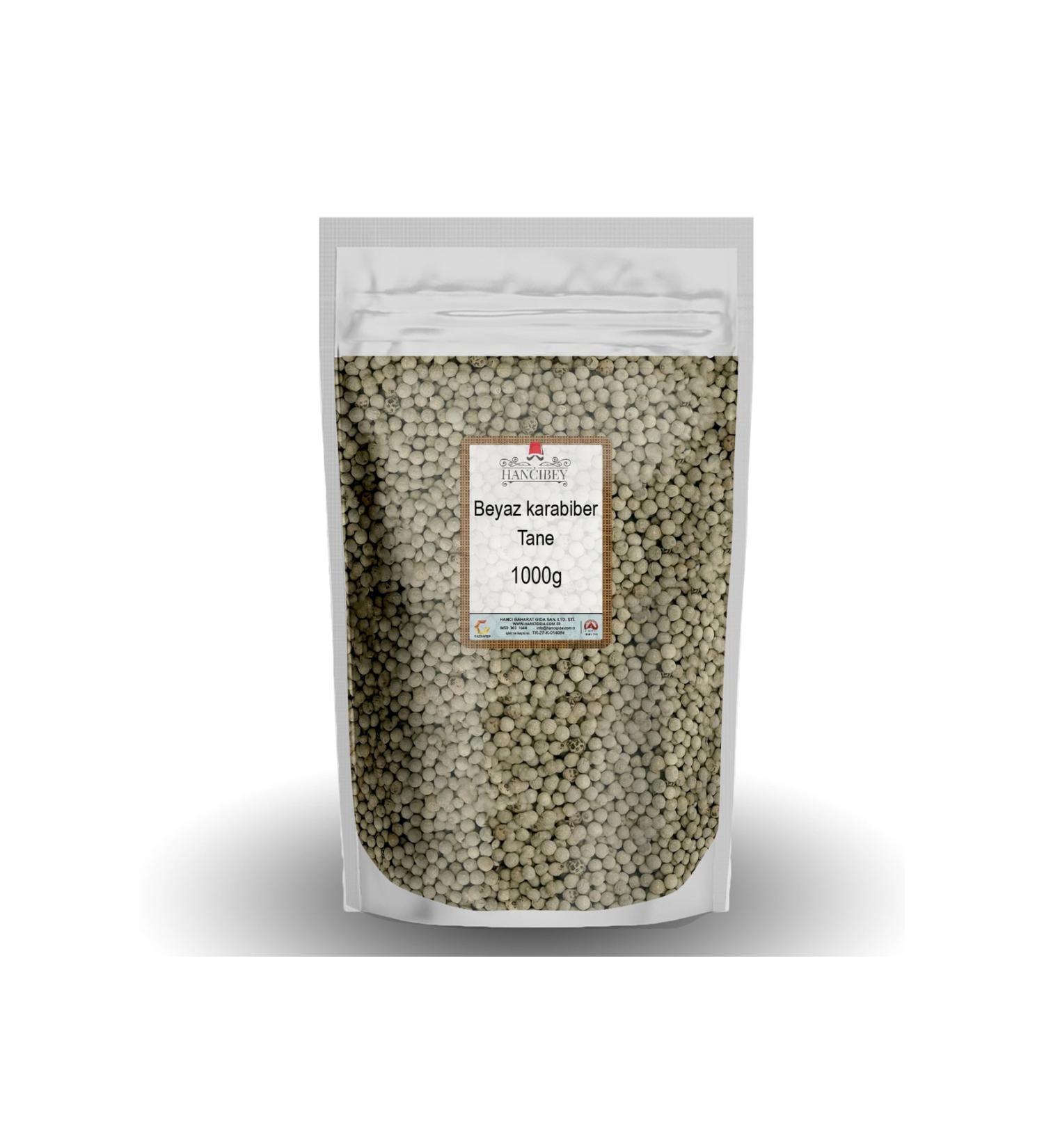 Hanc bey White Black Pepper Grain 1kg