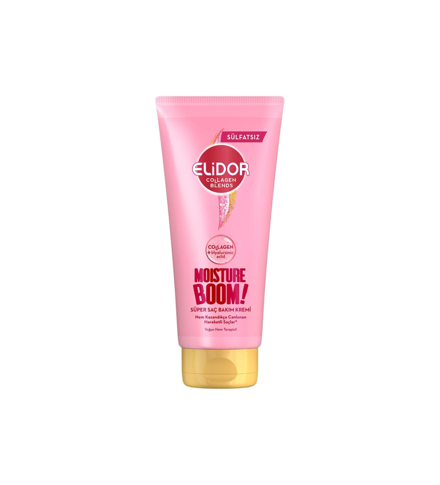 Elidor Collagen Blends Sulfate-Free Super Hair Conditioner Moisture Boom Intensive Moisture Therapy 170 Ml - Buy Online on GoSupps.com