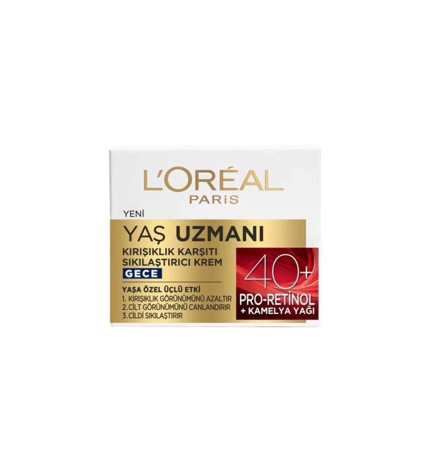 L'Oreal Paris L'or al Paris Age Expert 40+ Anti-Wrinkle Firming Night Cream 50ml