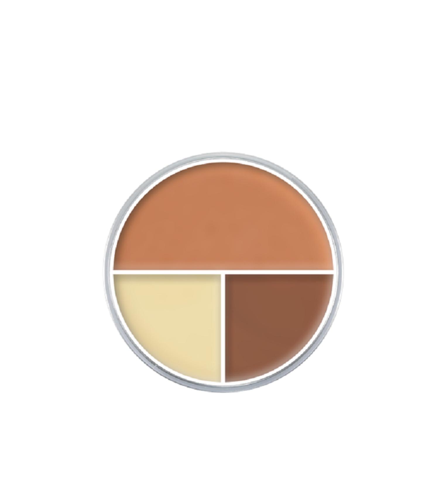 Kryolan 3-pack Foundation Palette - Ultra Foundation Trio No: B 40 g 4041762339645