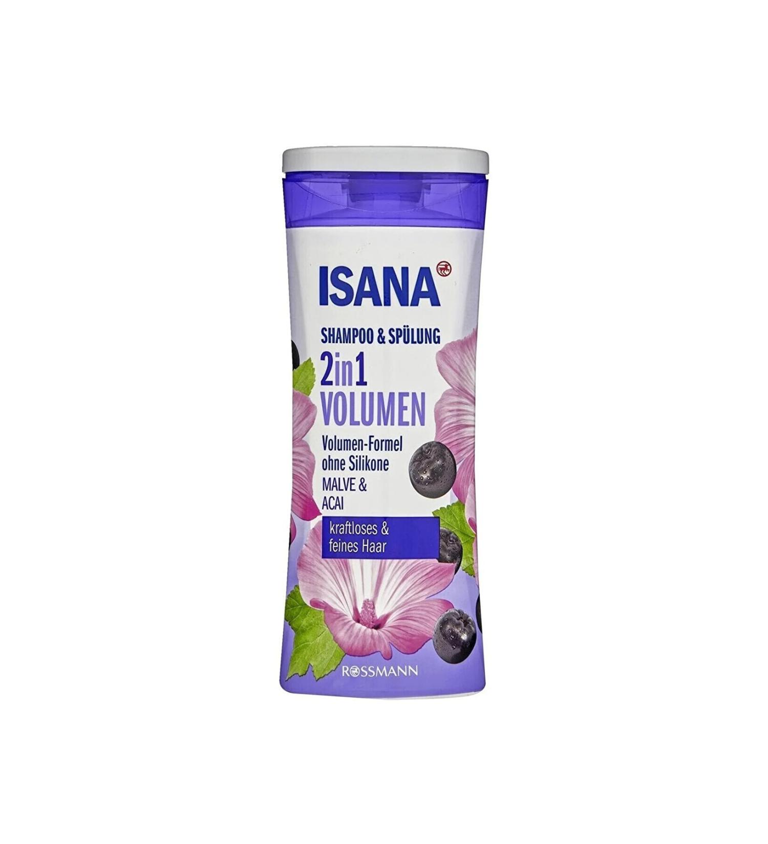 ROSSMANN Isana Hibiscus & Acai Berry Shampoo & Conditioner 300 Ml