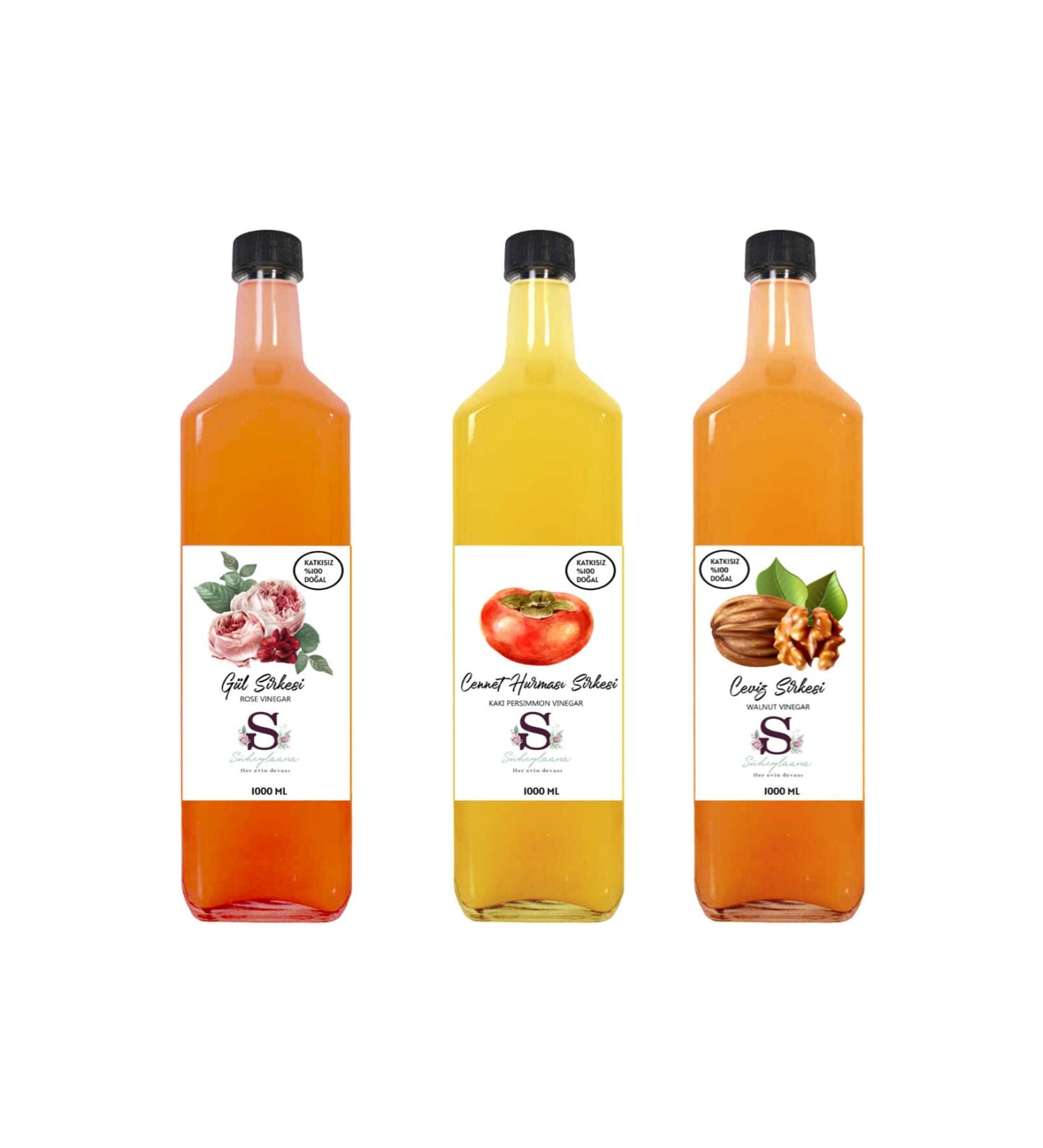 S heylaana Natural Rose Persimmon and Walnut Vinegar 1000 Ml