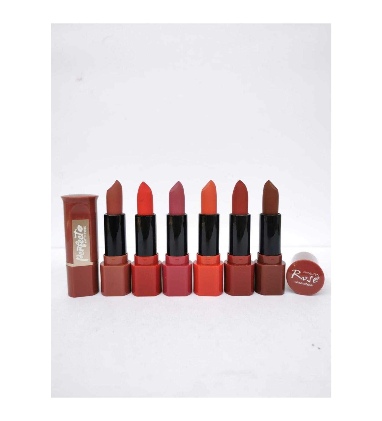 Cosha Beauty Rose Perfect Full Color 6-Piece Lipstick Series