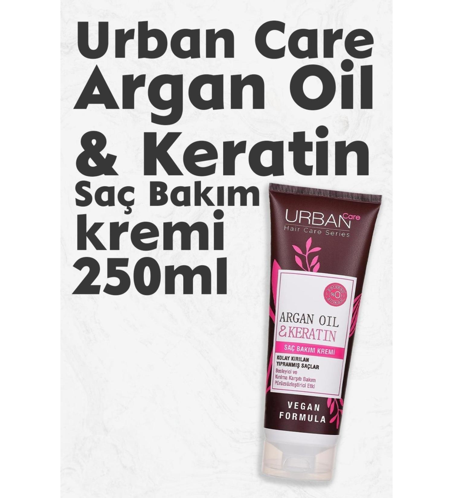 Urban Care Argan Oil and Keratin Care Cream 250 ml