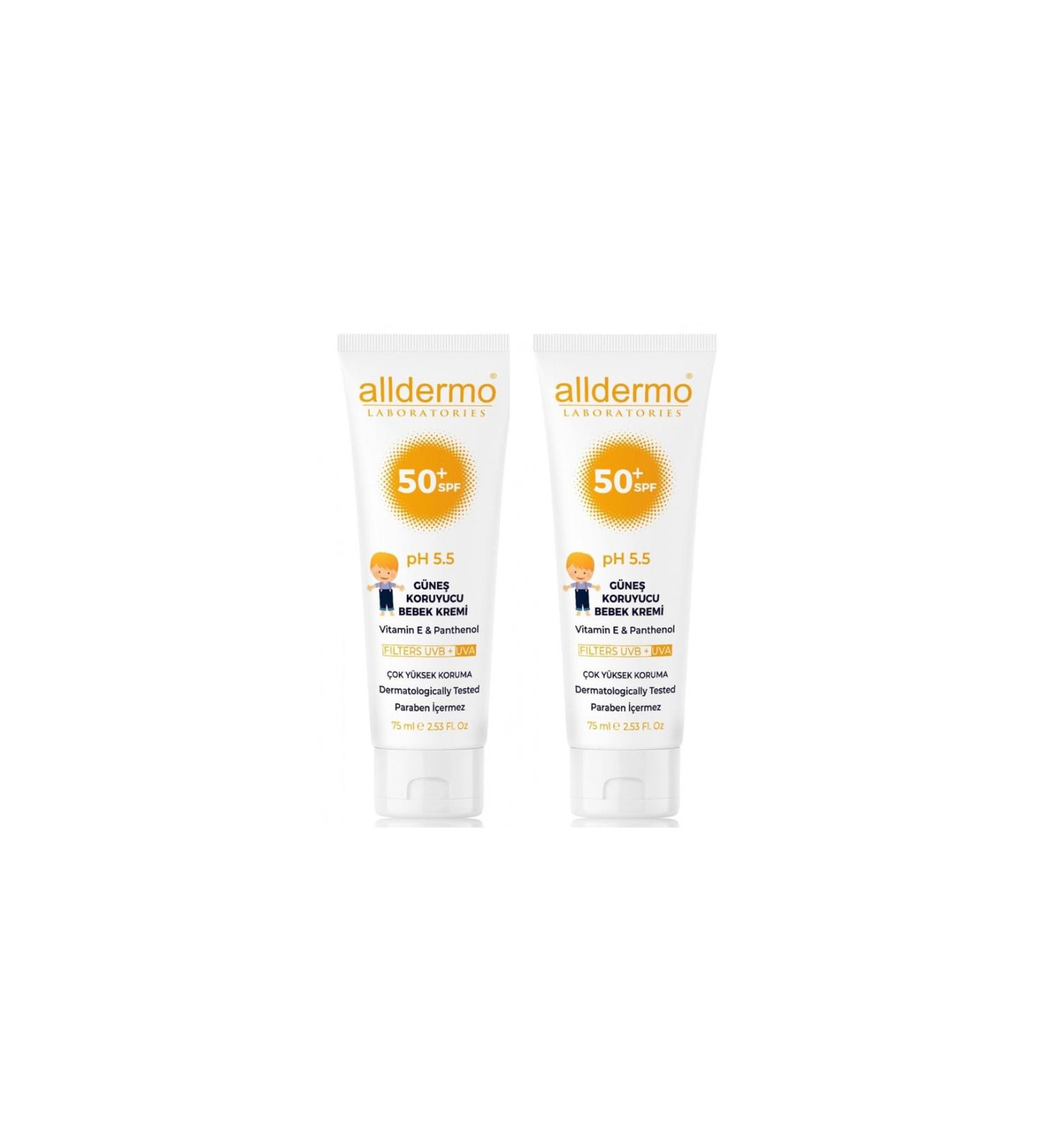 Alldermo Sunscreen Baby Cream Spf 50+ 75 Ml