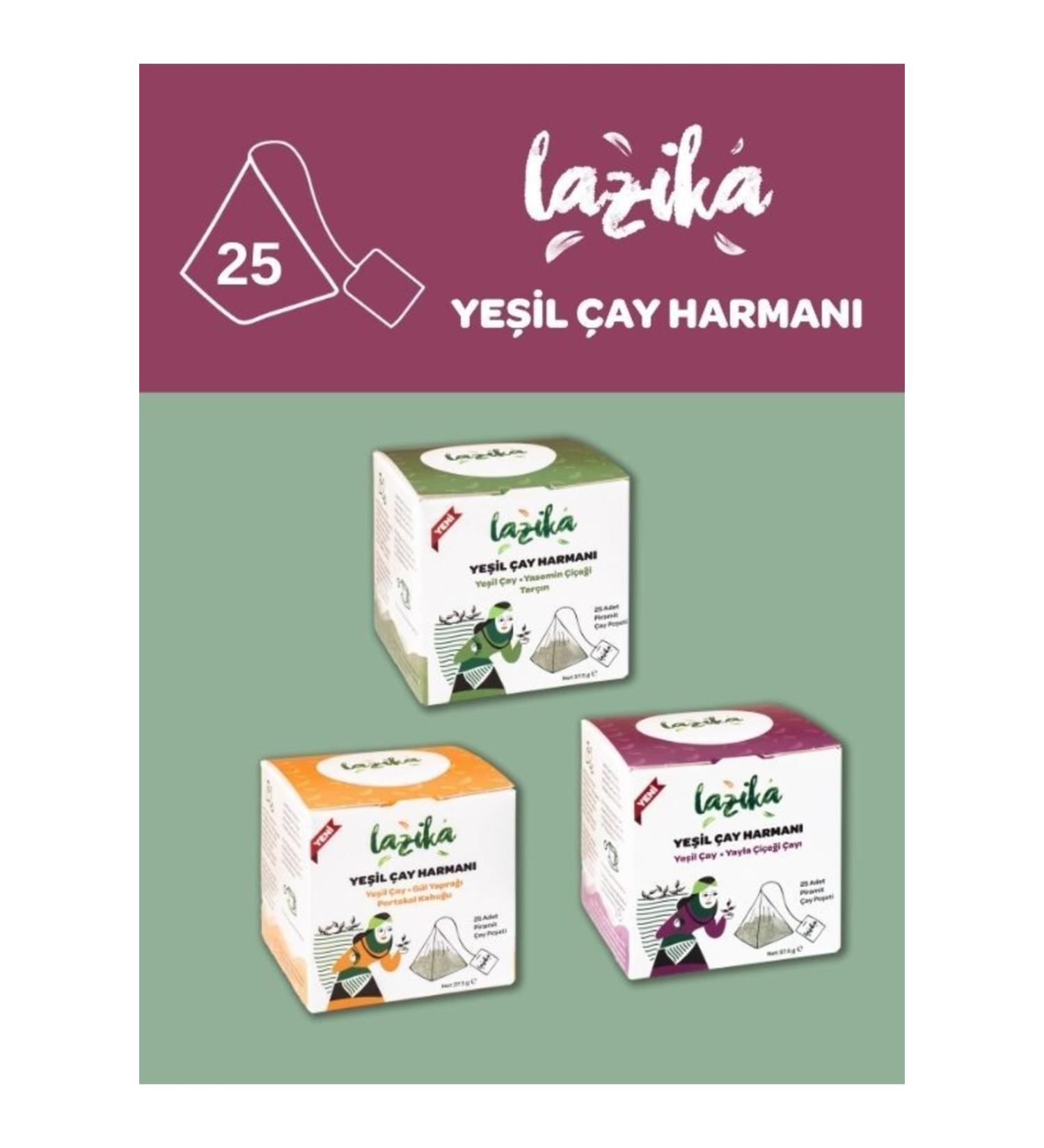 LAZIKA Green Blend Set of 3 (HIGHLAND-ORANGE-JASMINE)