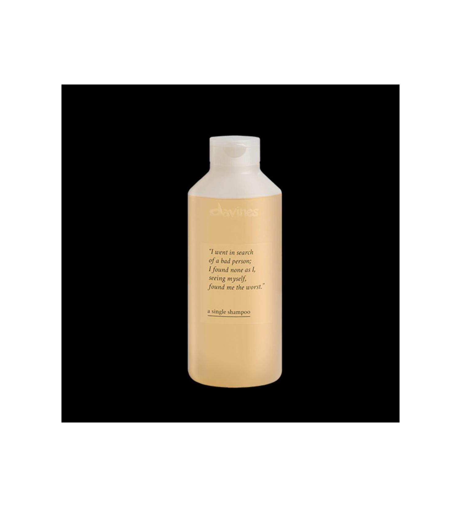 Davines 78003 Single Shampoo Pure Natural Moisturizing Nourishing Shampoo 250 Ml 8004608265443