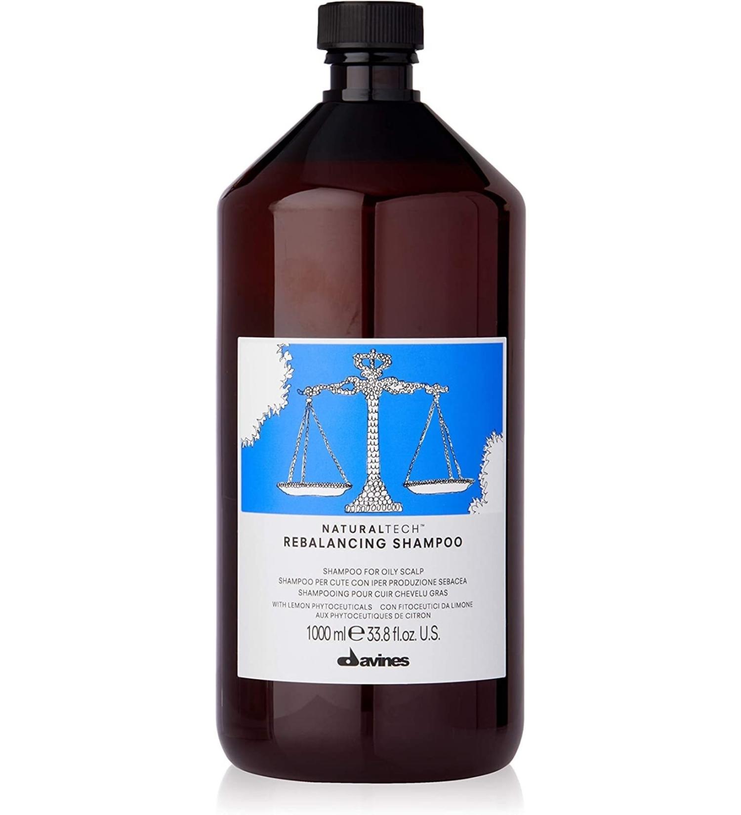 Davines 71271 Naturaltech Rebalancing Shampoo Anti-Oily Shampoo 1000ml 8004608256670