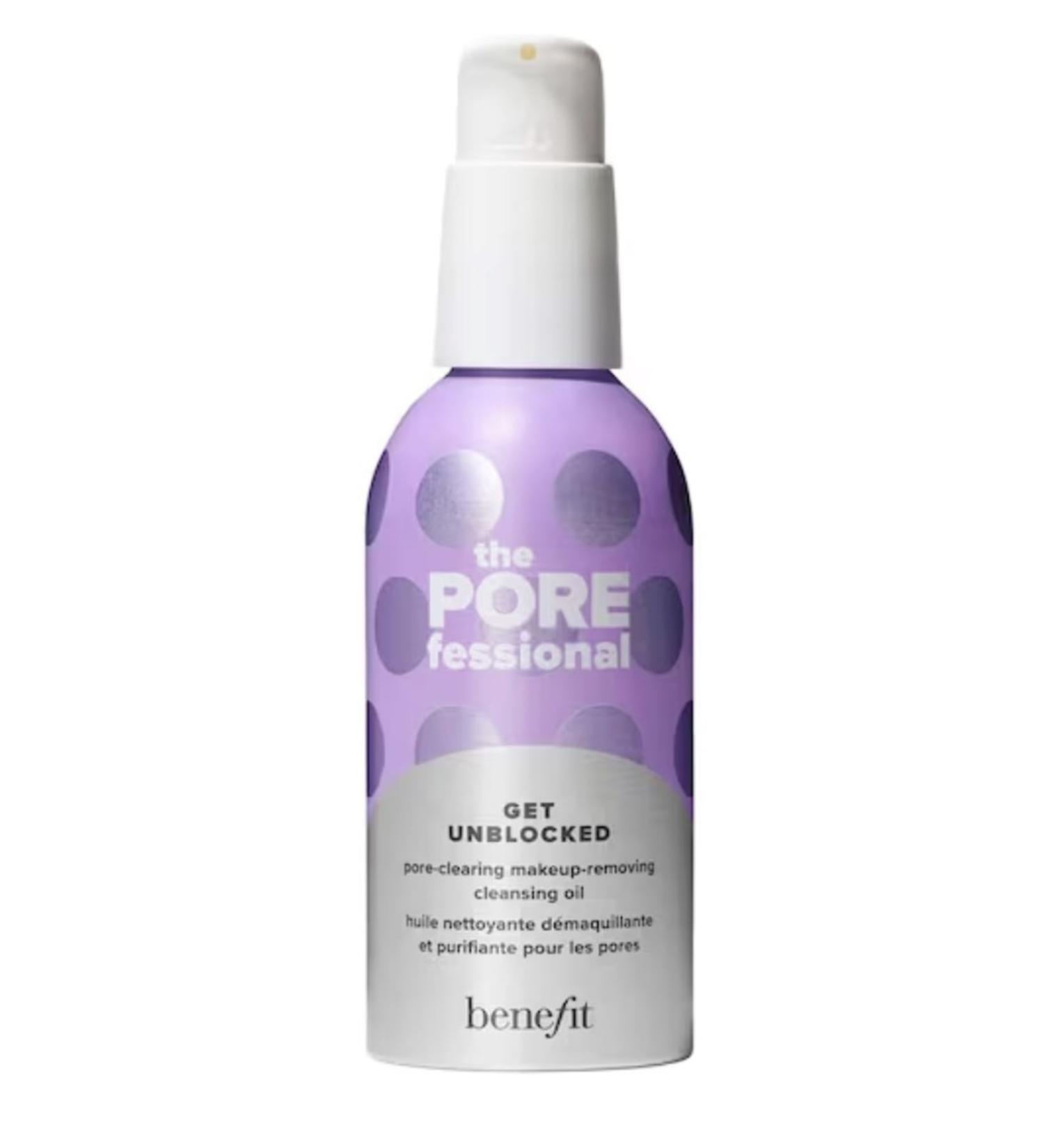 benefit cosmetics The Porefessional Get Unblocked Pore Cleansing Makeup Remover Oil 147 Ml