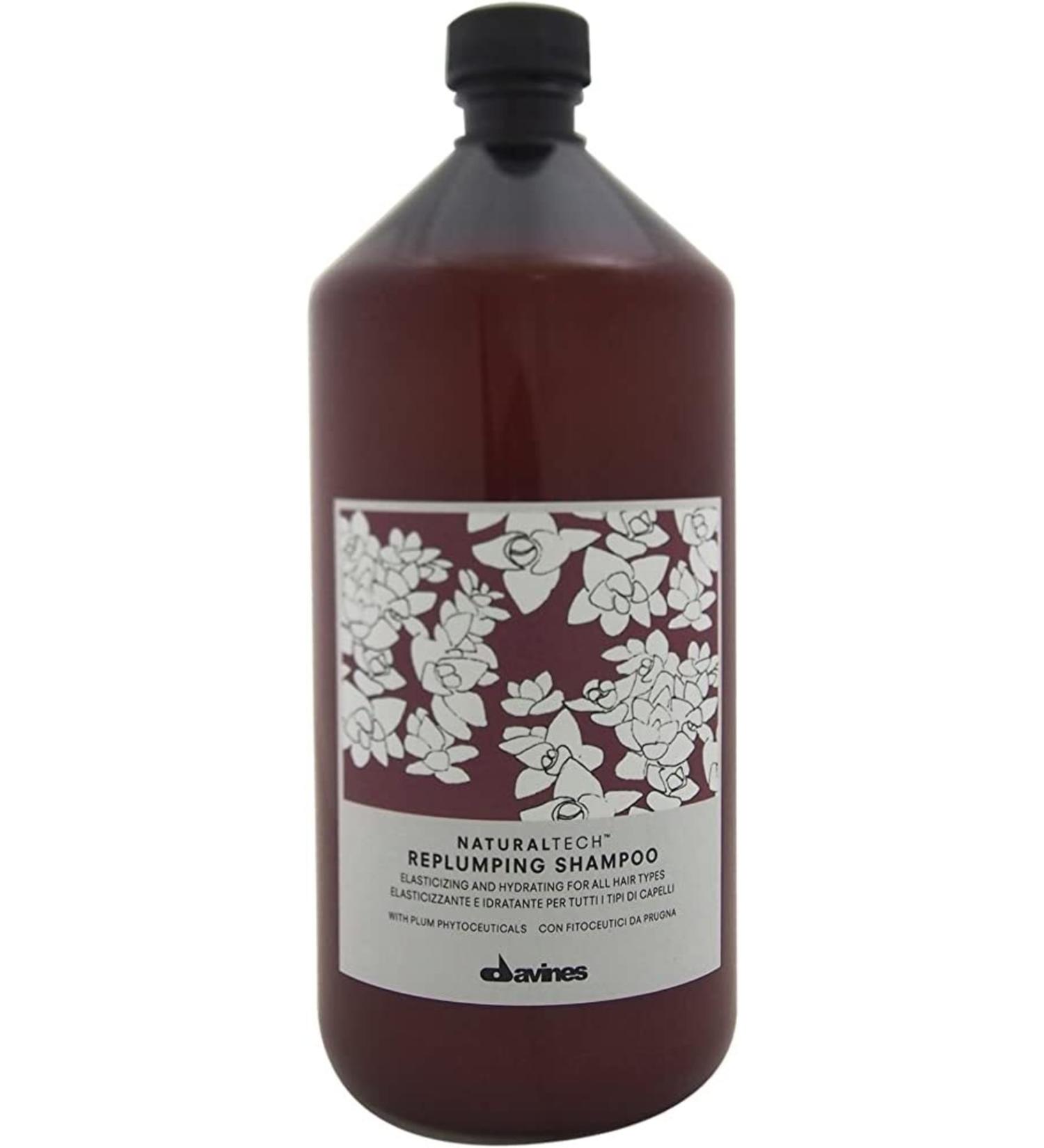 Davines 71272 Naturaltech Replumping Shampoo Volume and Moisture Shampoo 1000ml 8004608256687