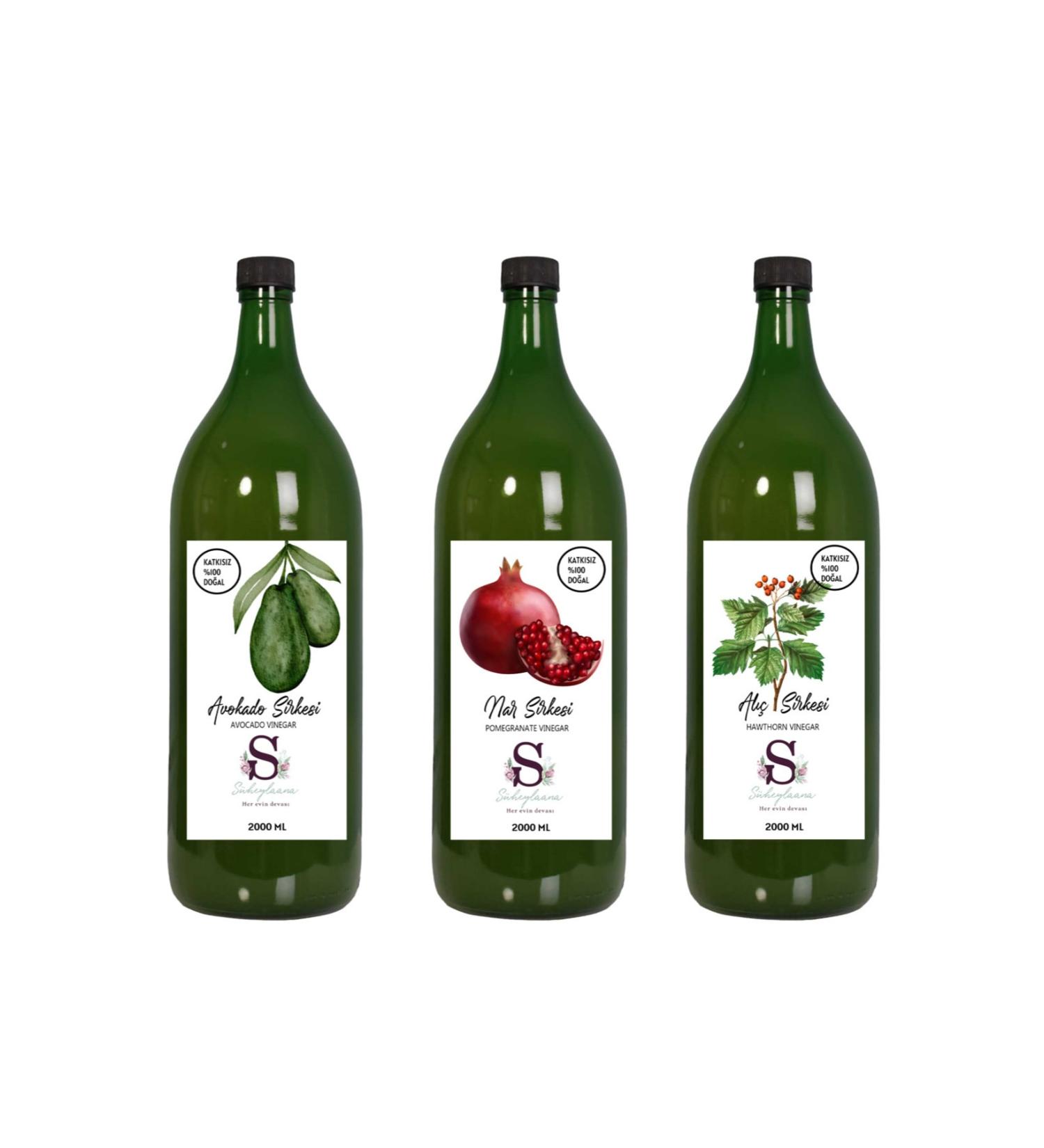 S heylaana Natural Avocado Pomegranate and Hawthorn Vinegar 2000 ml