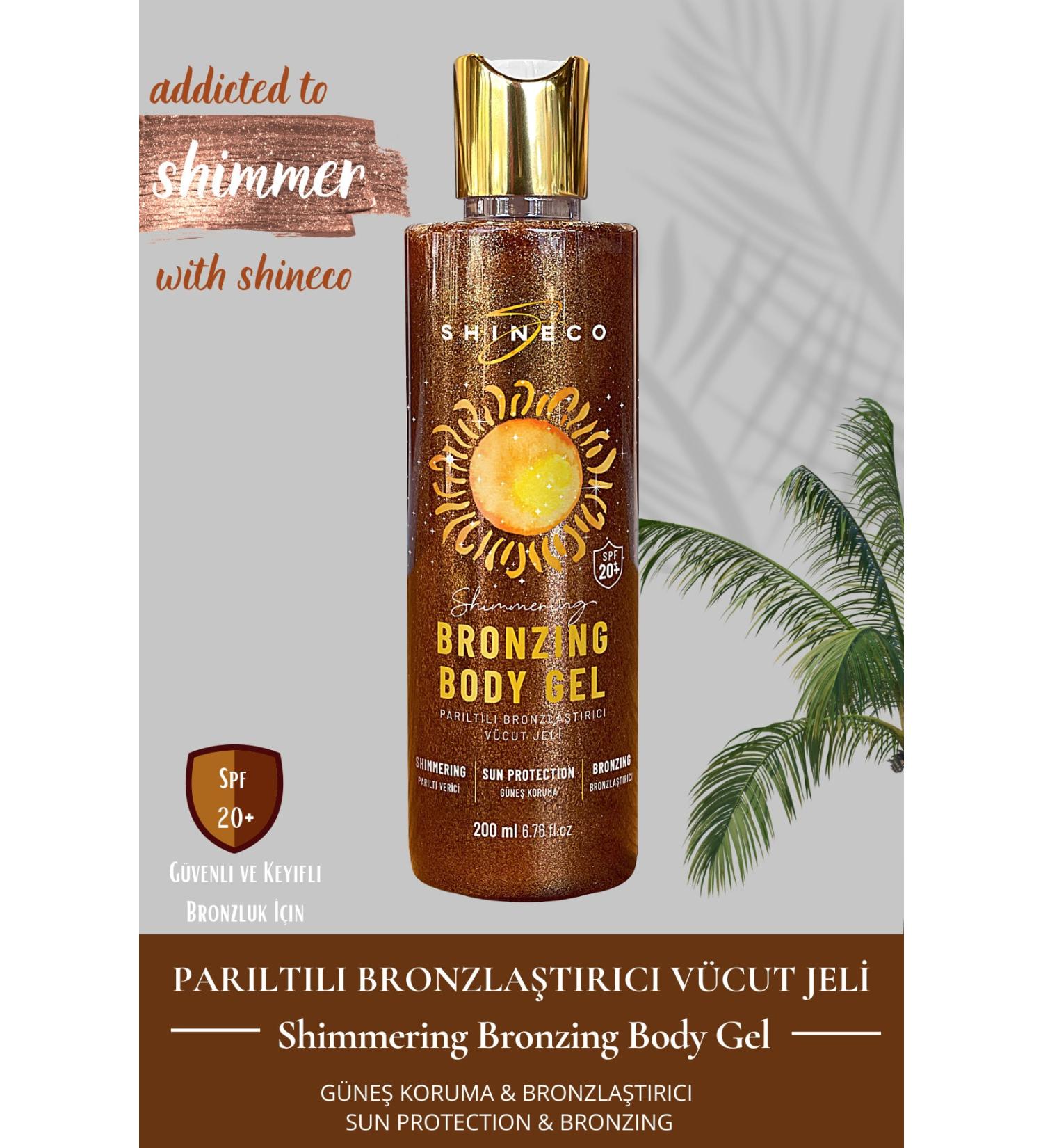 Shineco - Luminous Bronzing Body Gel (20 Spf Sun Protection) 200ml - Buy Online on GoSupps.com