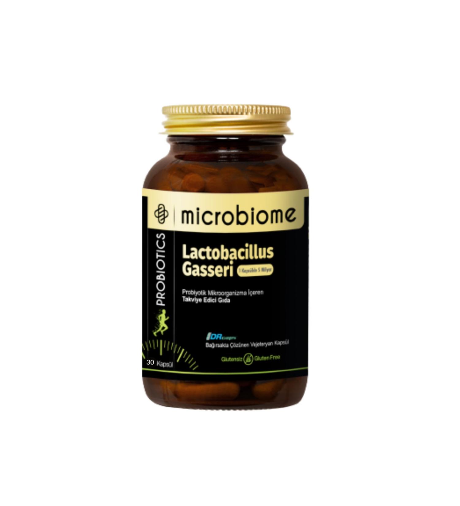 Microbiome Lactobacillus Gasseri 30 Capsules Probiotic (probiotic Microorganism)