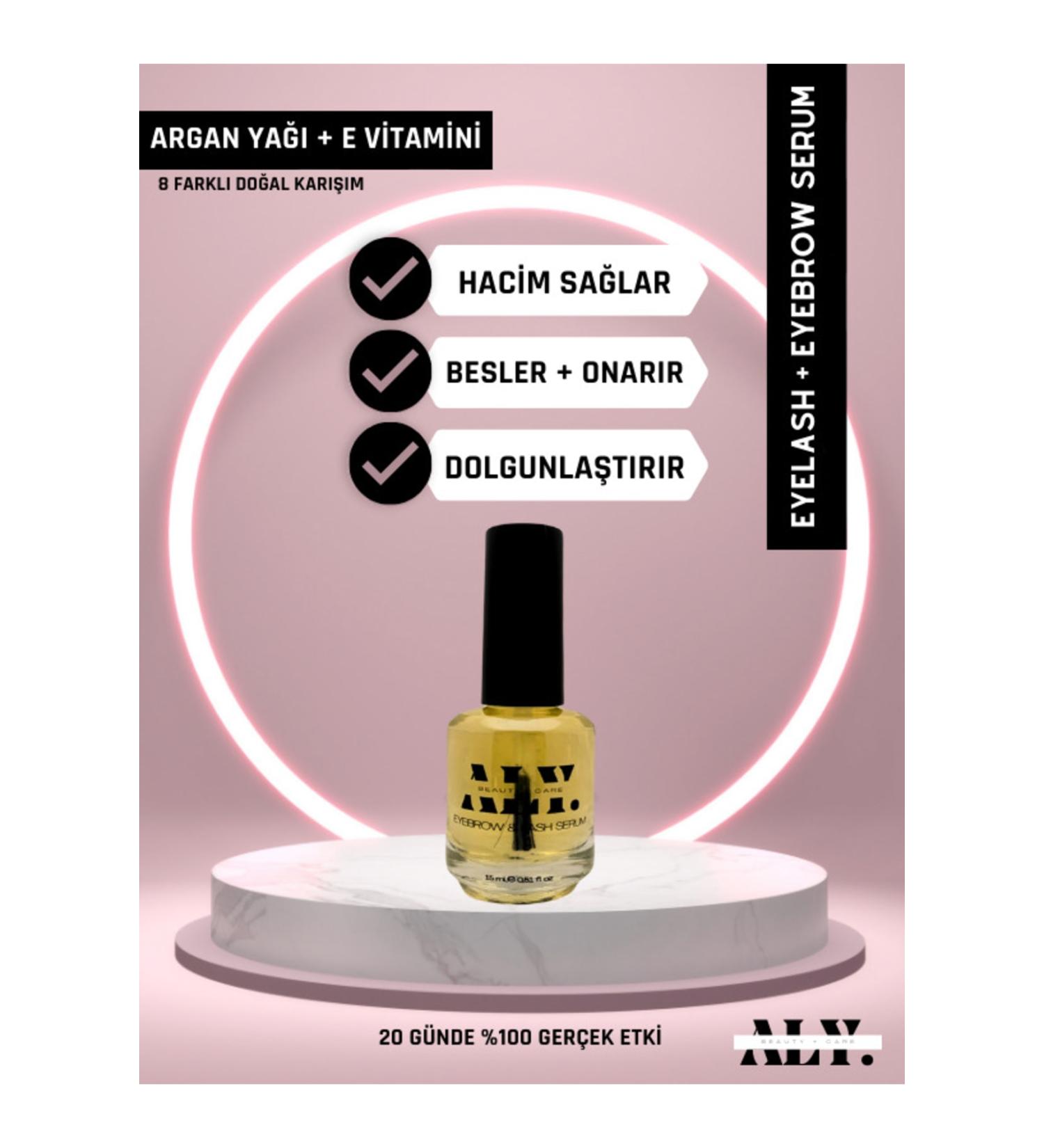 Aly Beauty Eyebrow & Eyelash Serum 0 Natural Eyebrow and Eyelash Strengthening Serum Nourishing Eyebrow Eyelash Serum