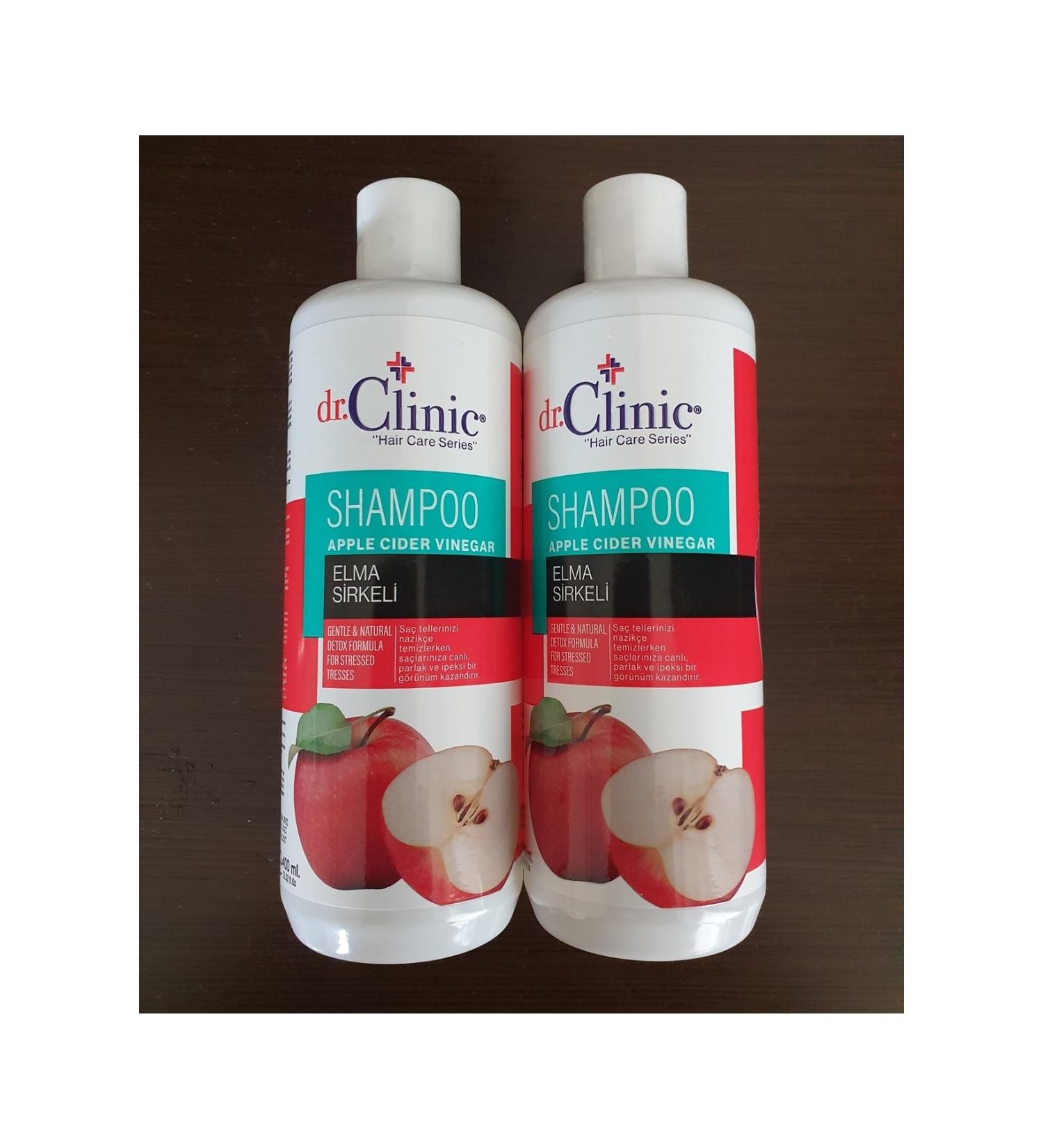 Dr. Clinic Dr.clinic Herbal Content Apple Cider Vinegar Shampoo 400 Mlx2 Pieces