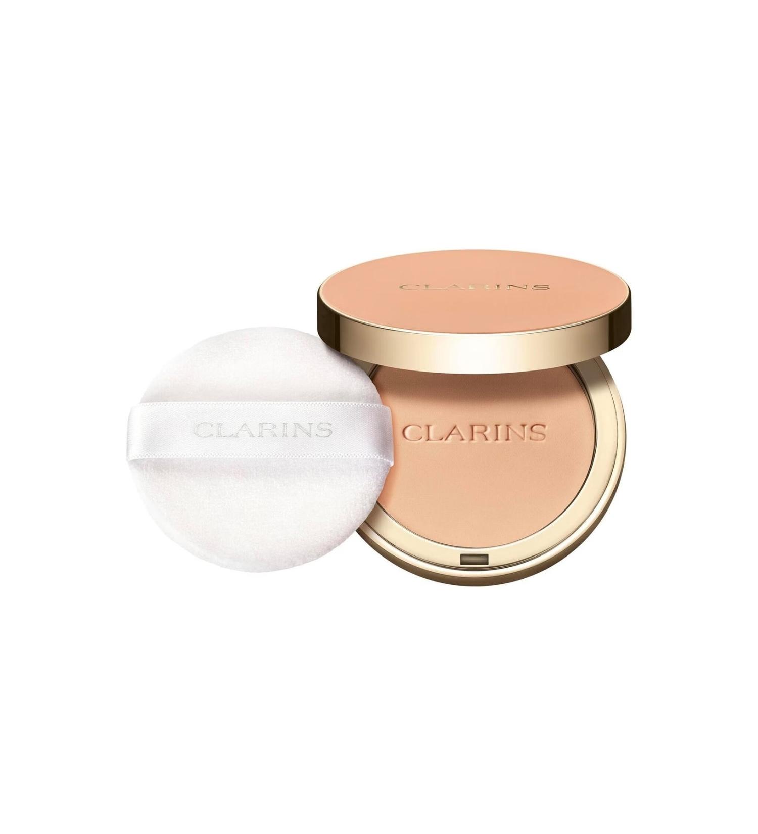 Clarins Ever Matte Compact Powder - Skin Tone Equalizing Mattifying Compact Powder